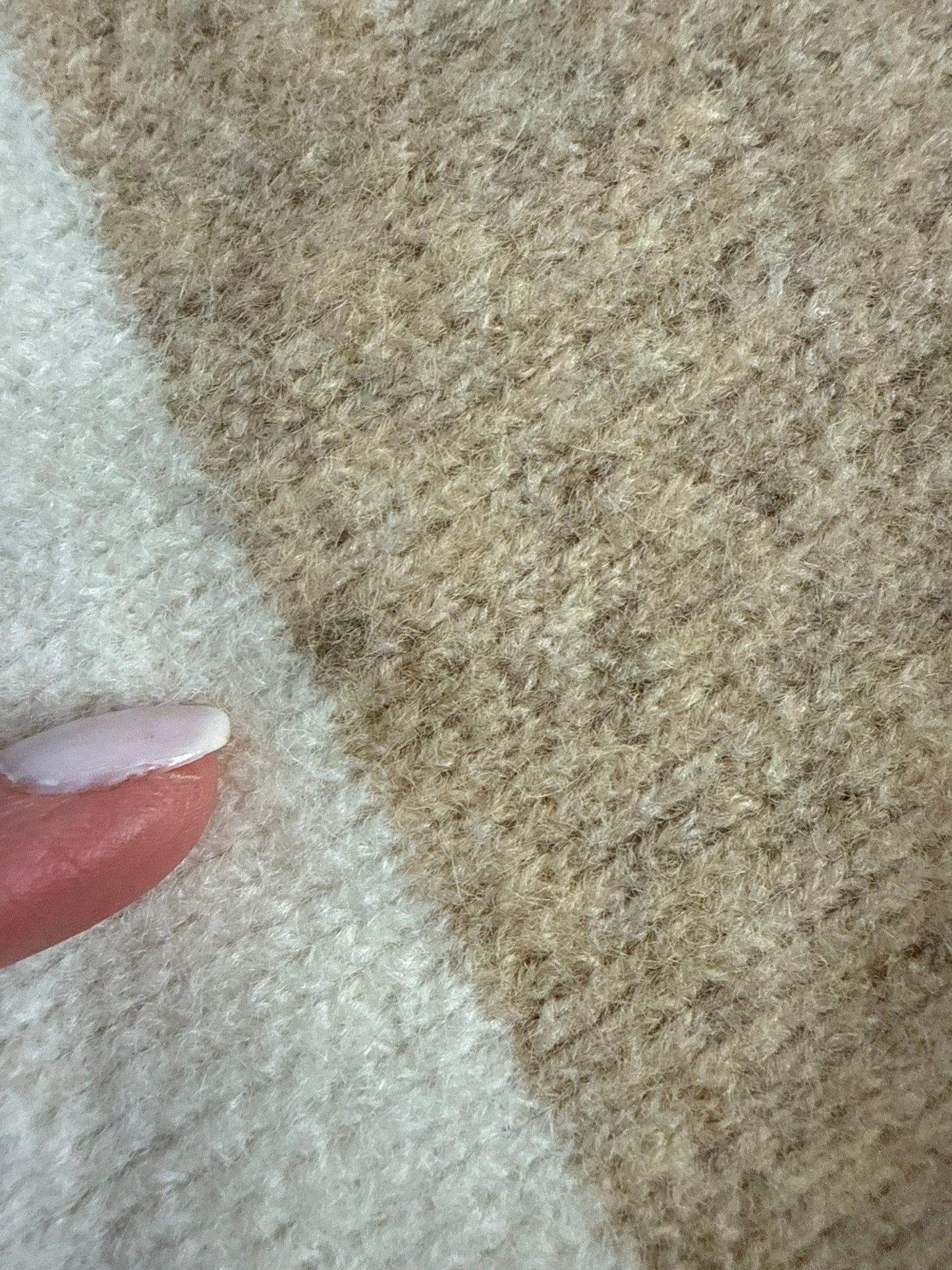 FINAL SALE - FLAWED Jace Stripe Cardigan in Cream - Small