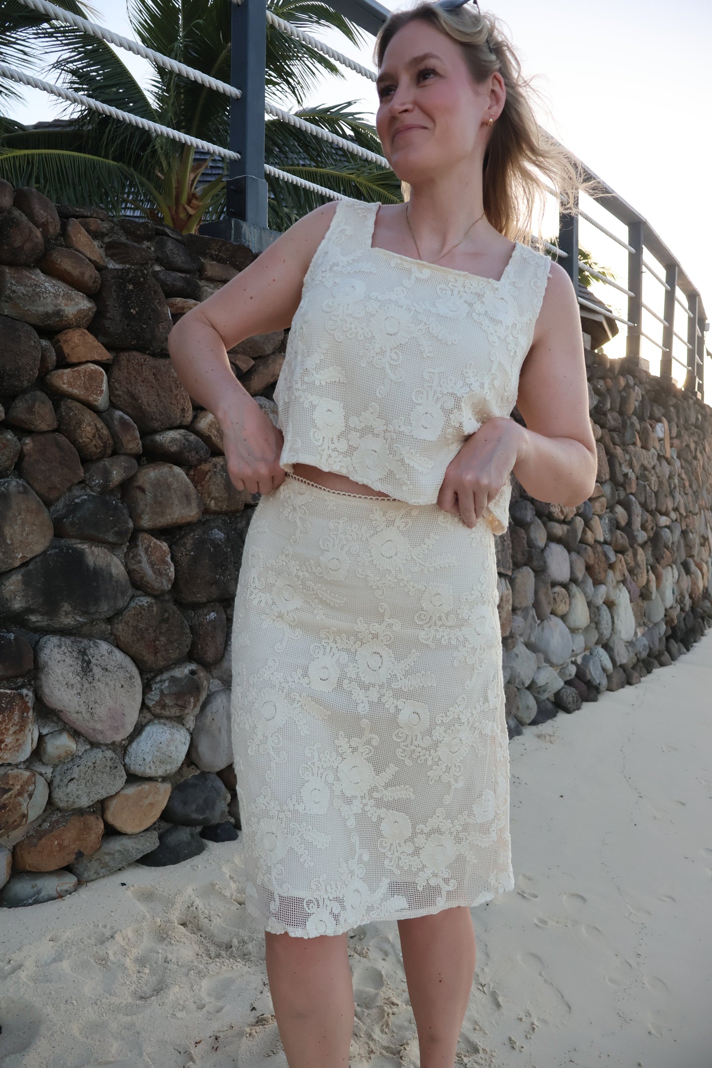 FINAL SALE - High Tide Crochet Skirt