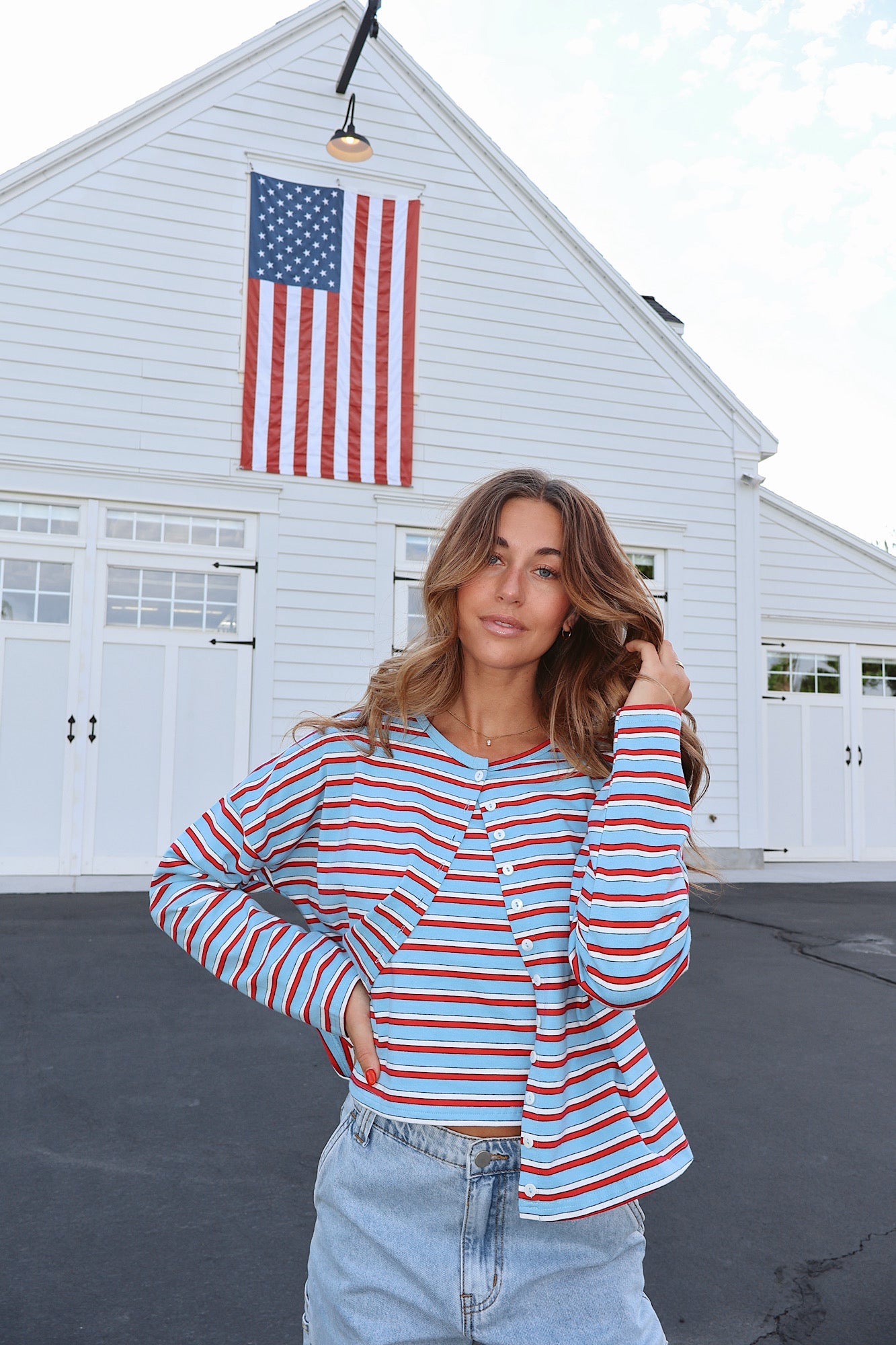Libby Stripe Cardigan