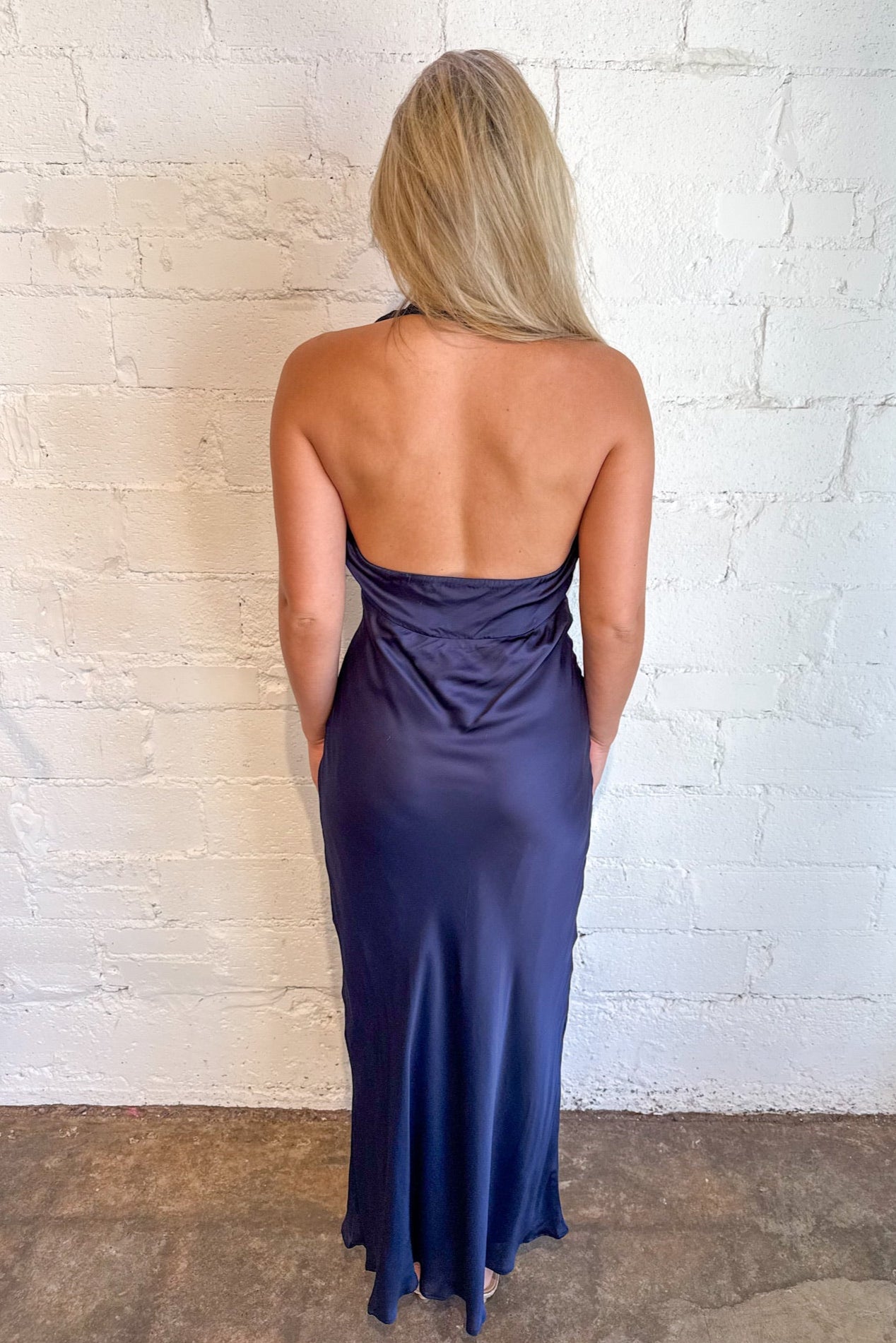 ASTR The Label Morrigan Ruffle Trim Halter Dress