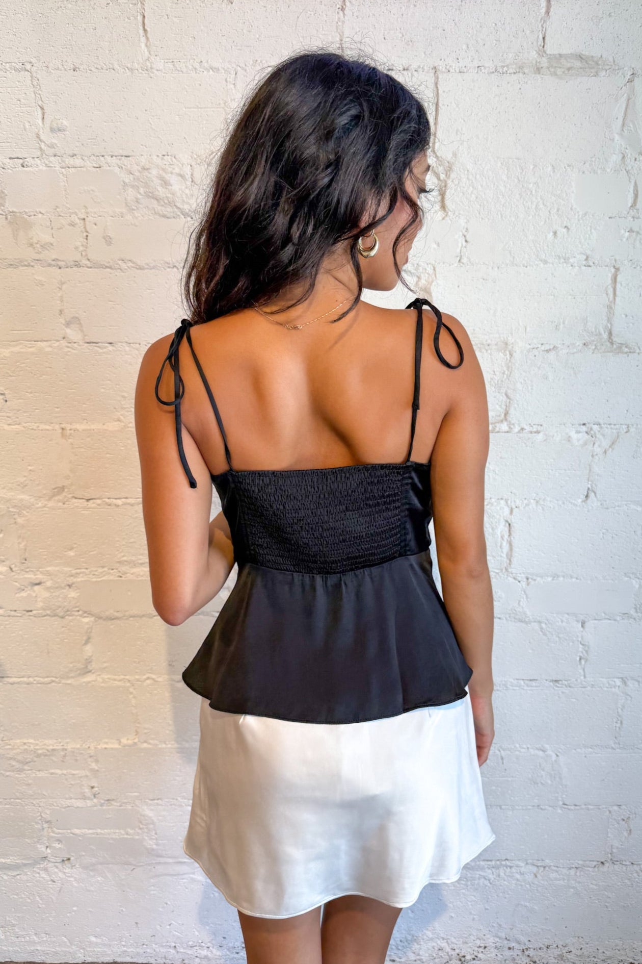 ASTR The Label Selena Peplum Top