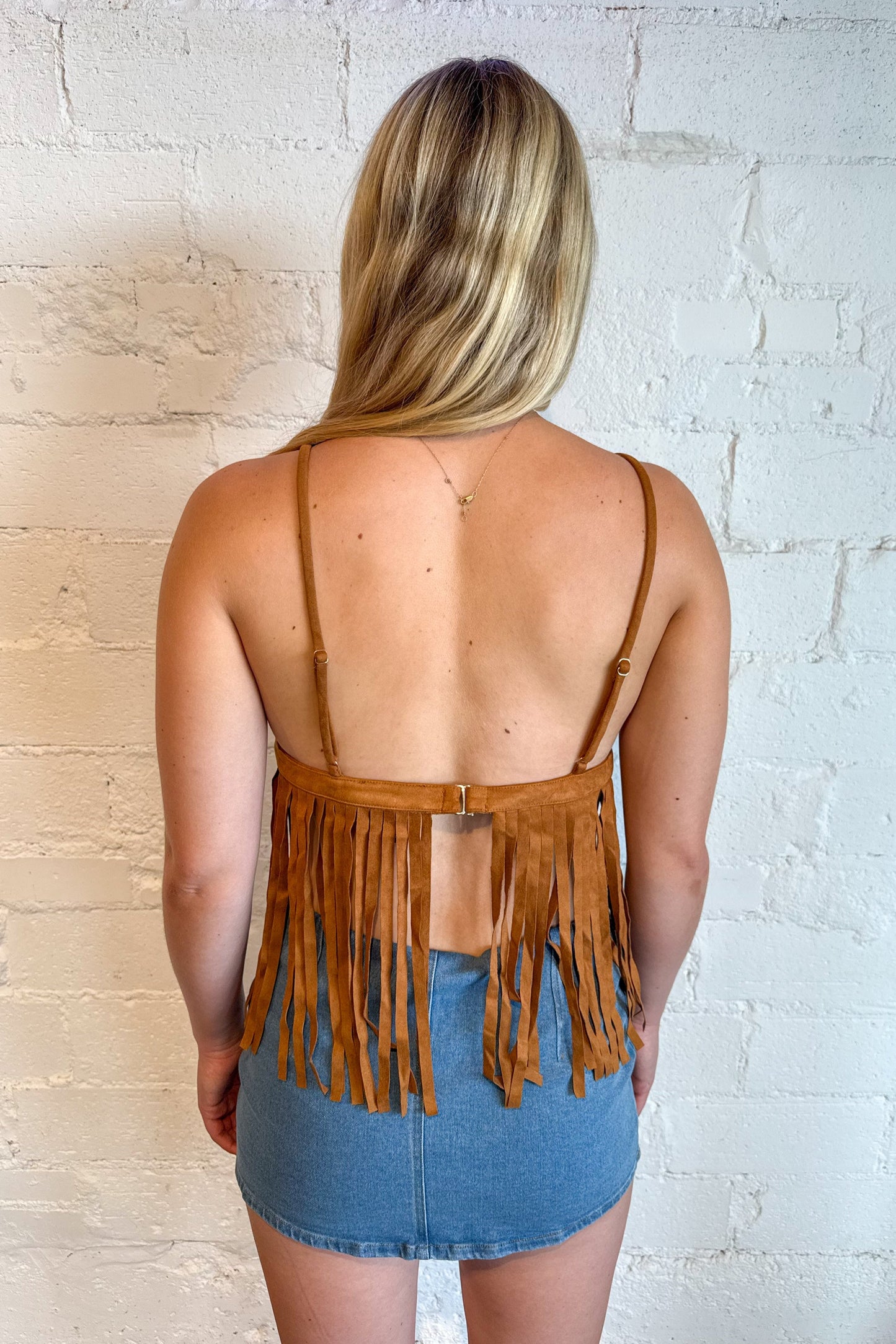 Almost Famous Fringe Top