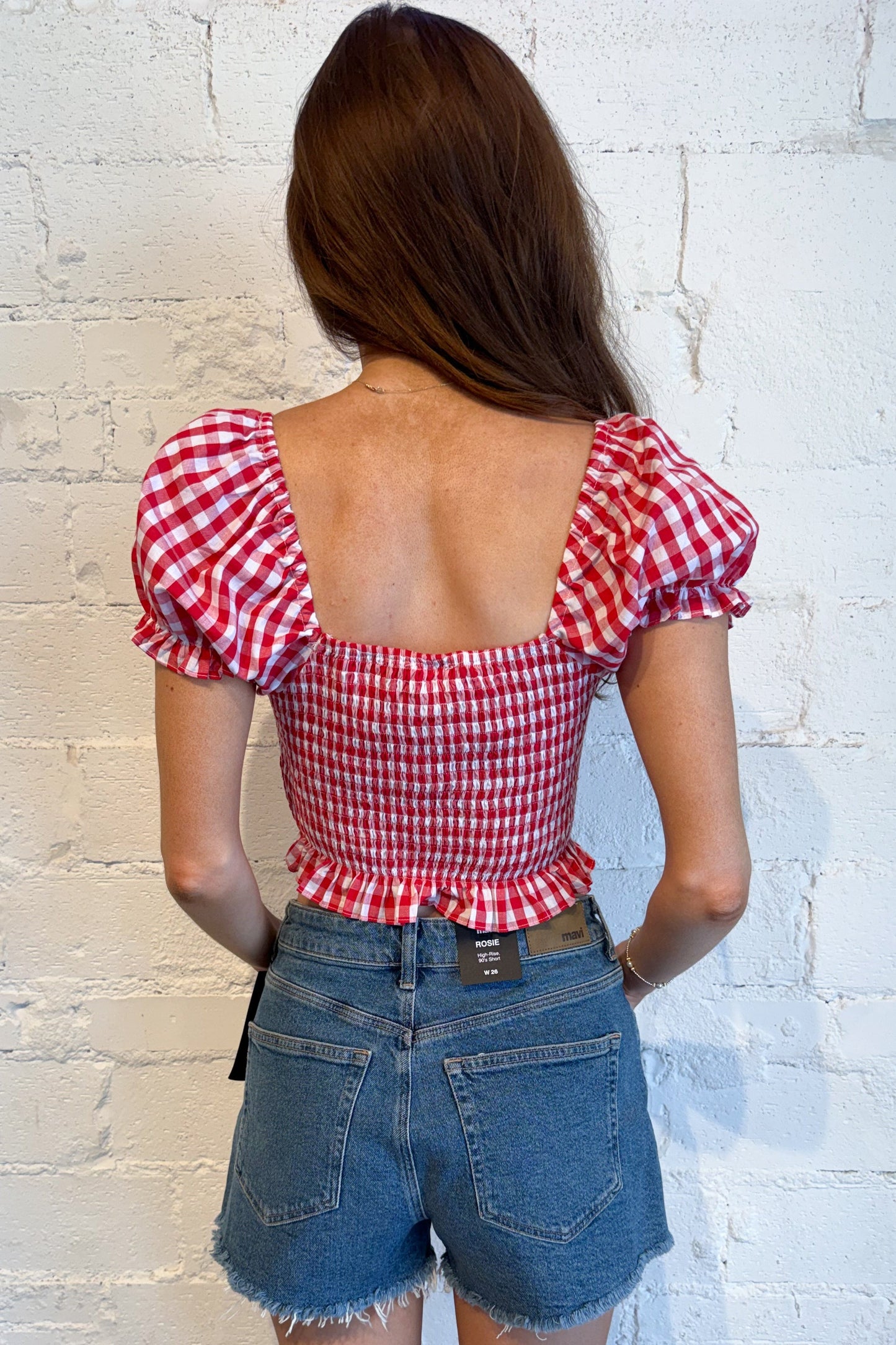 Bridget Gingham Top