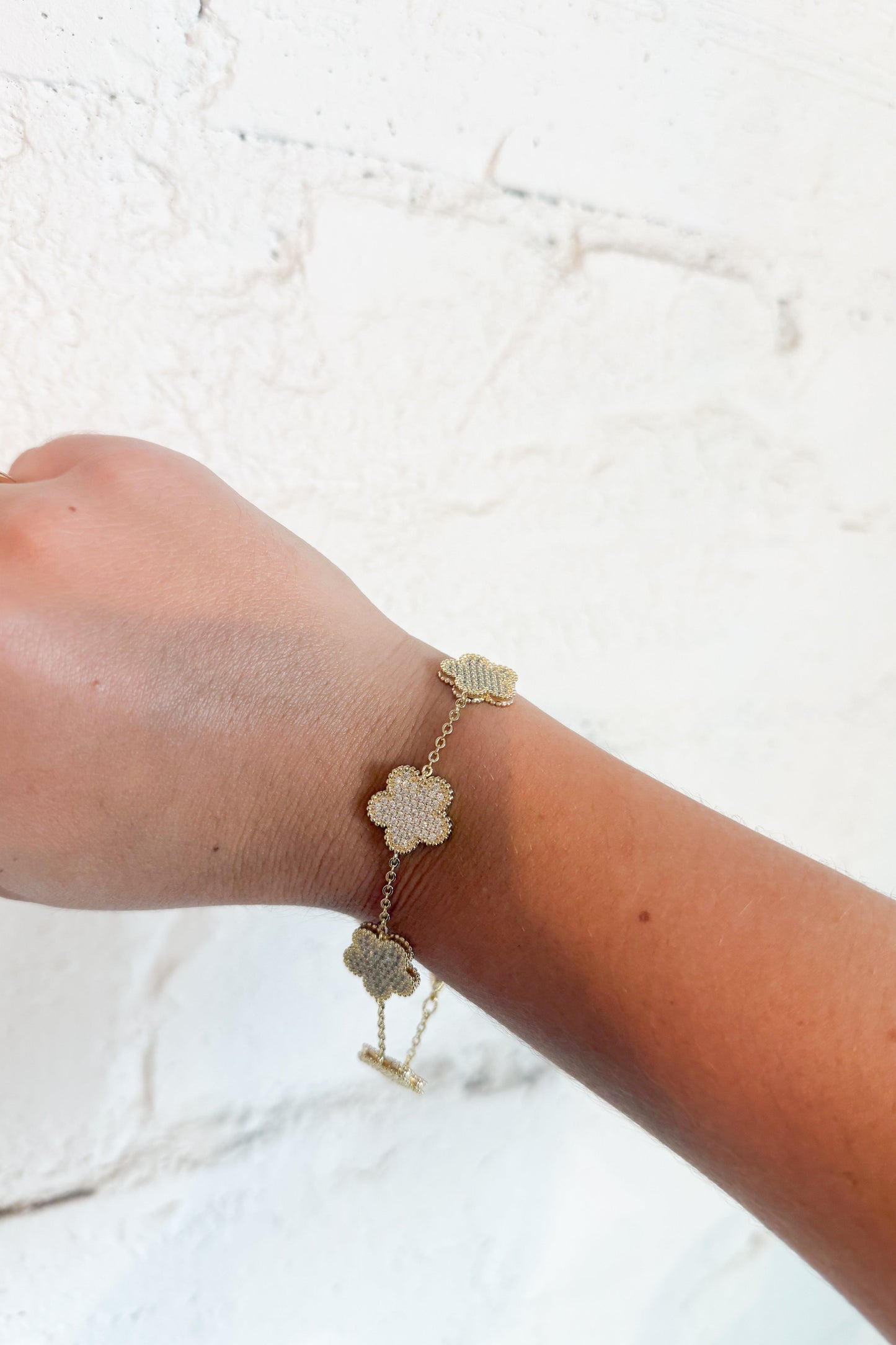 Clover Pave Bracelet