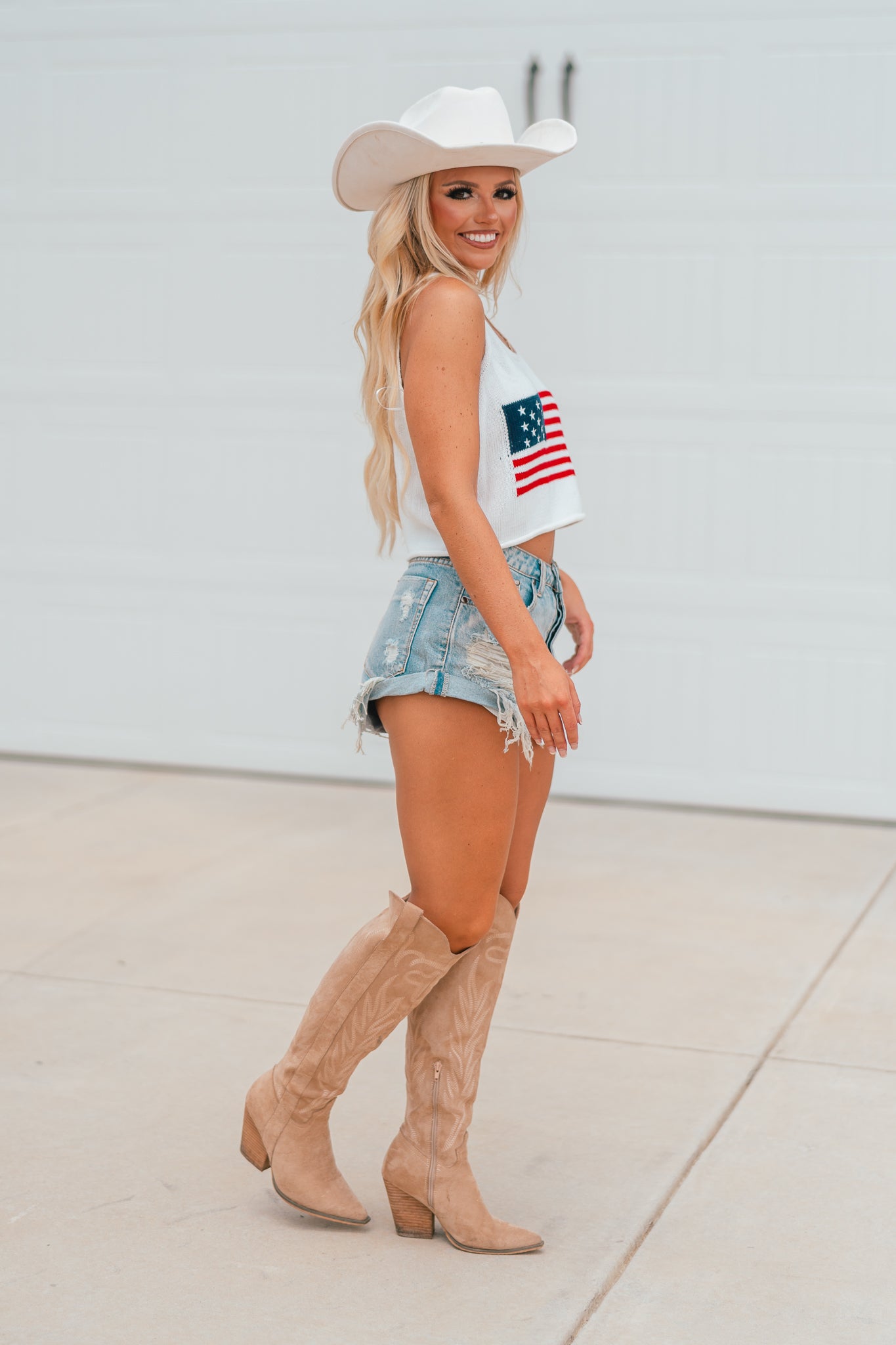USA Knit Tank Top