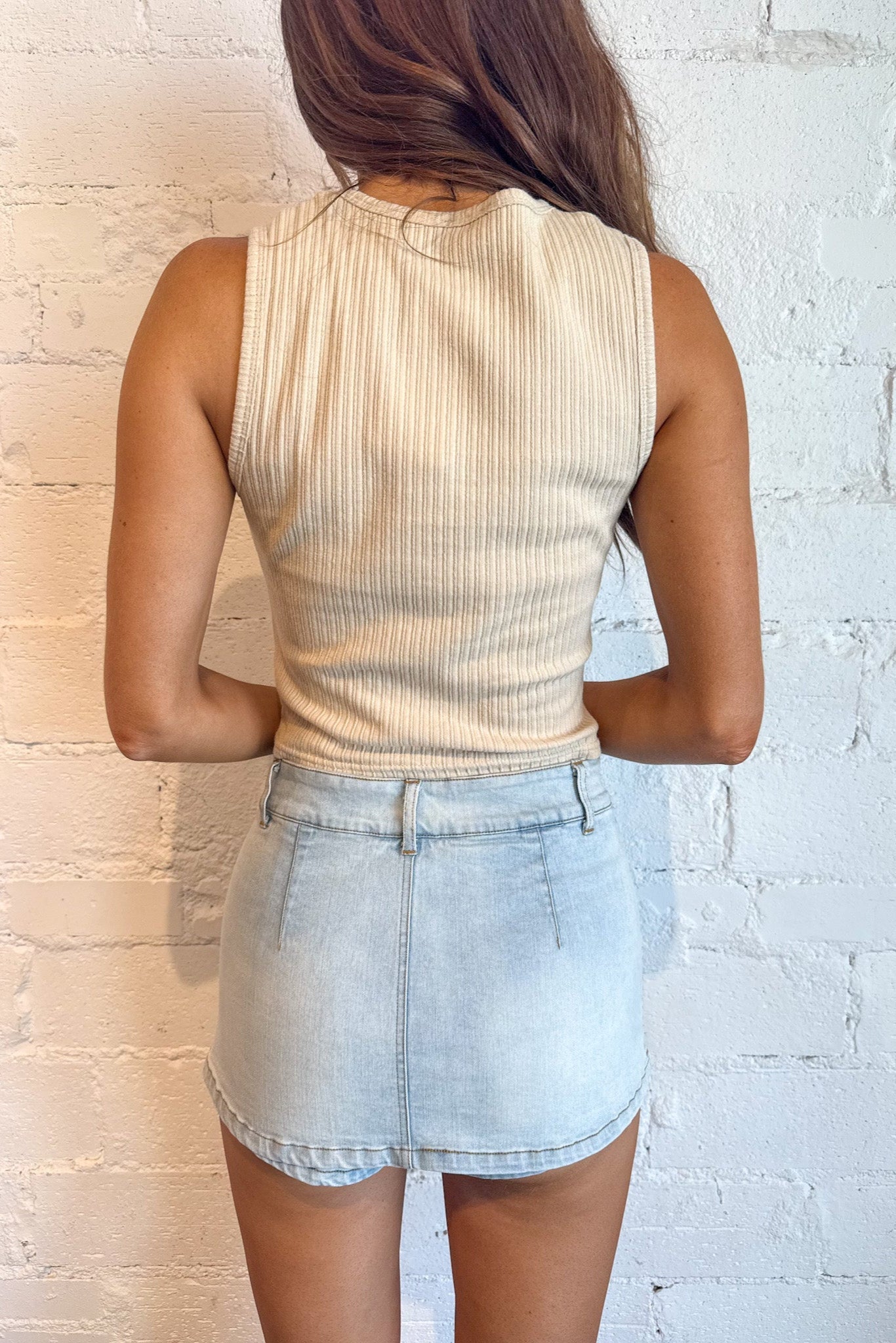 Light Demi Denim Skirt