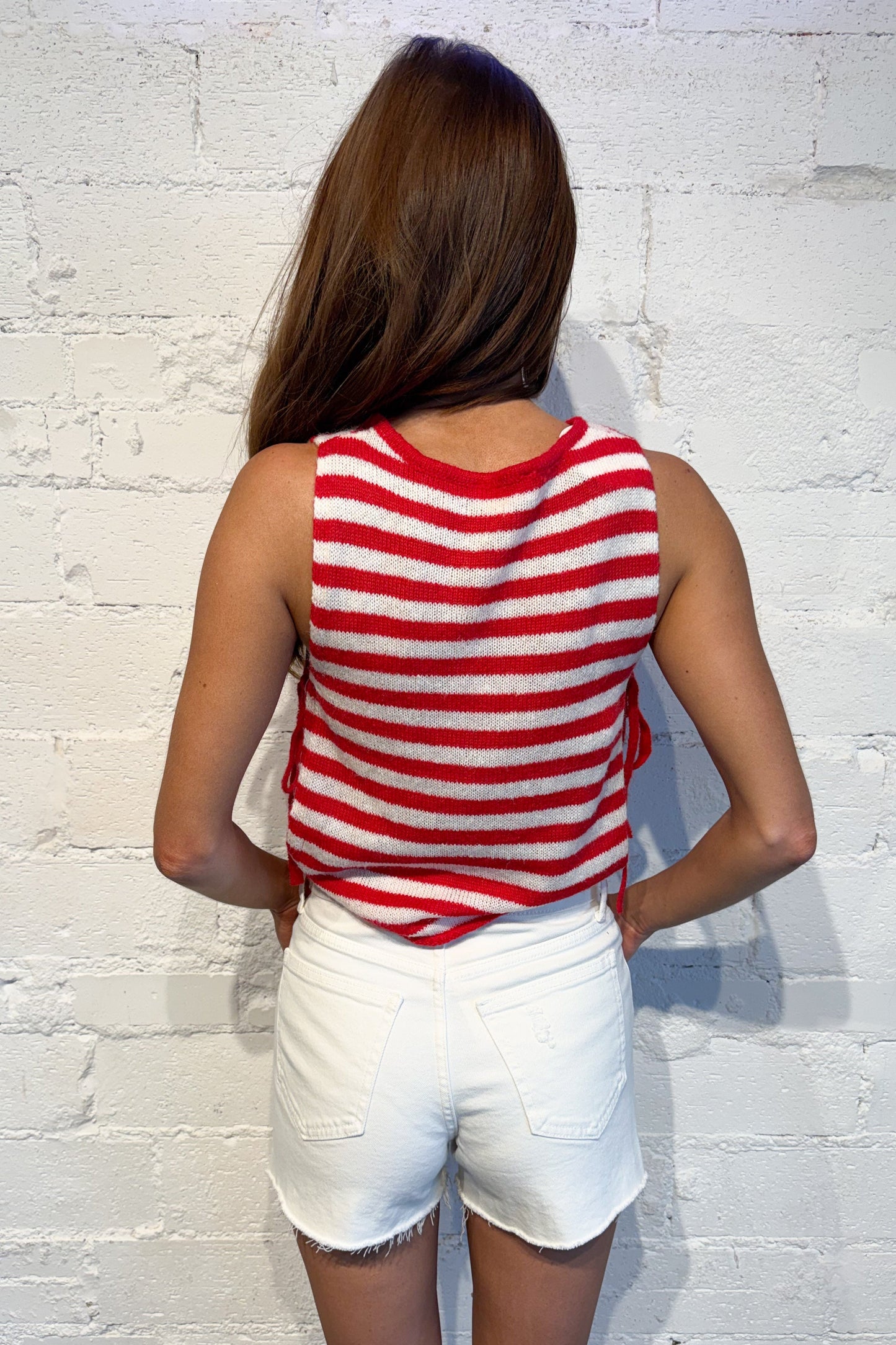 Firecracker Stripe Sweater Top