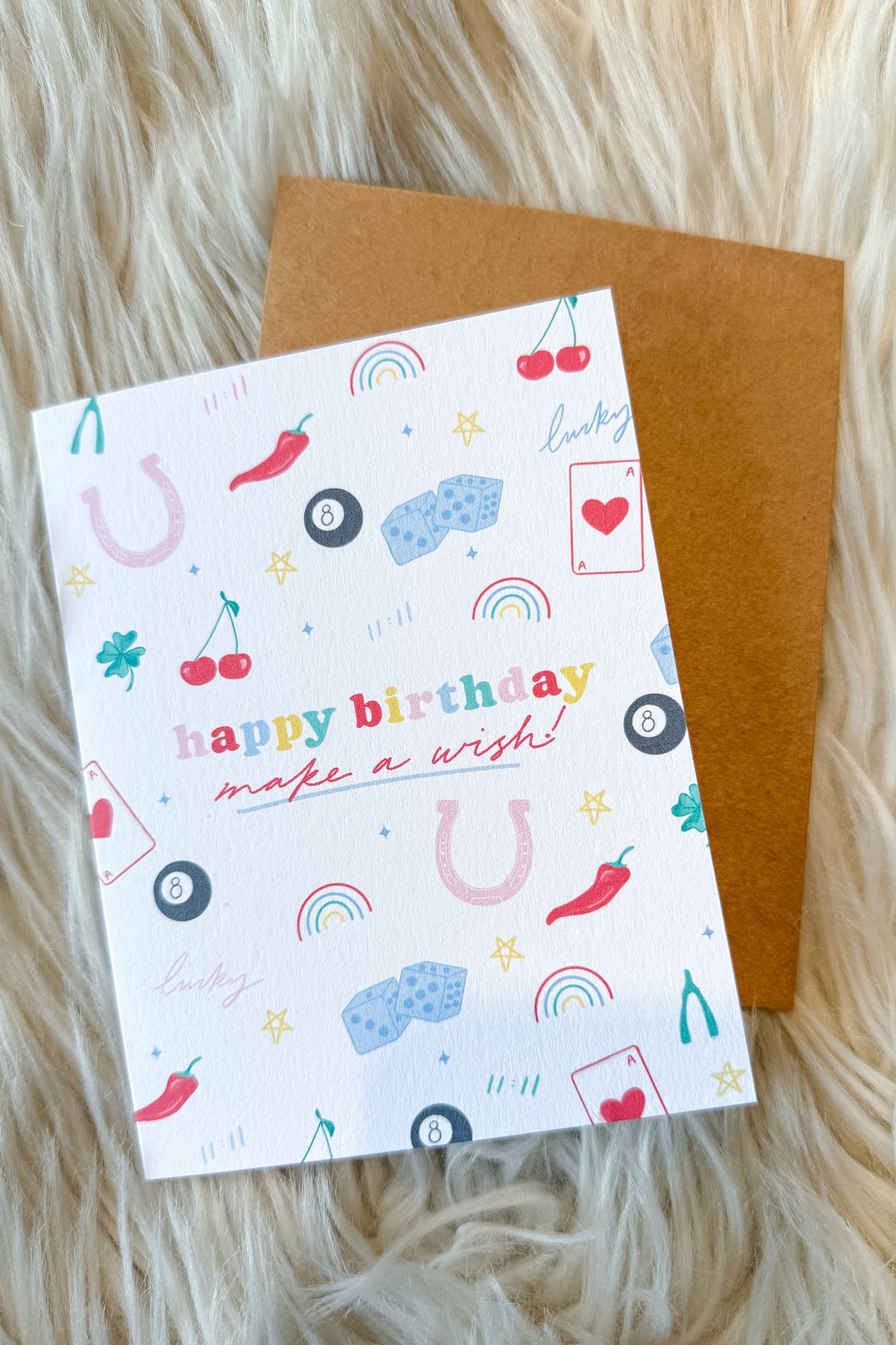 Happy Birthday Make A Wish Card