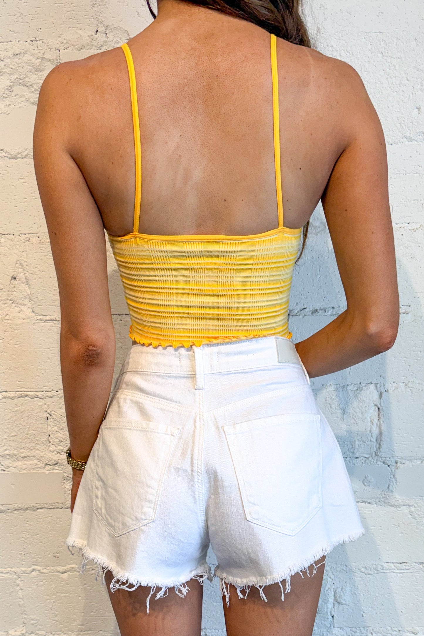 Free People Snap Into It Henley Crop