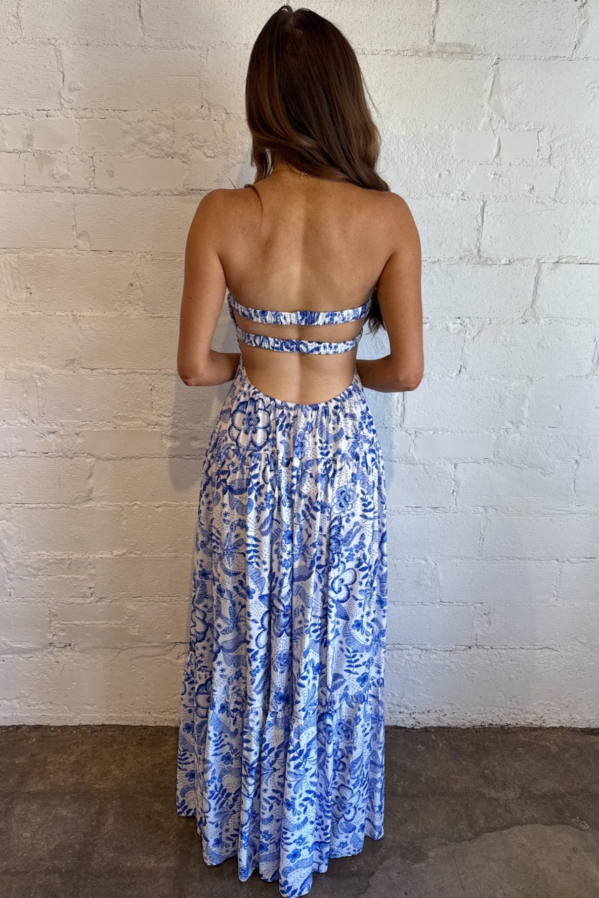 Jennifer Strapless Maxi Dress