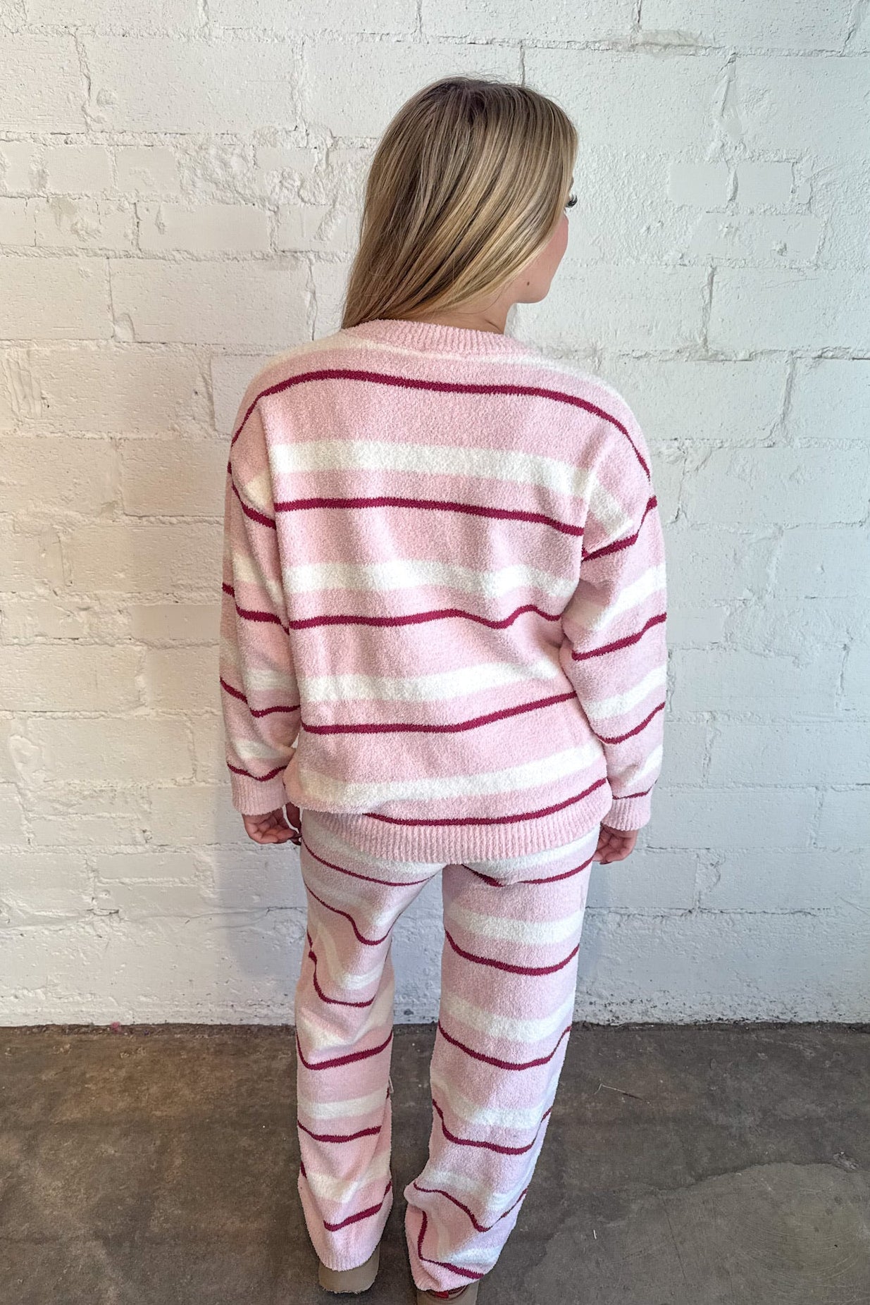 Petal Lane Wide Leg Sweater Pants