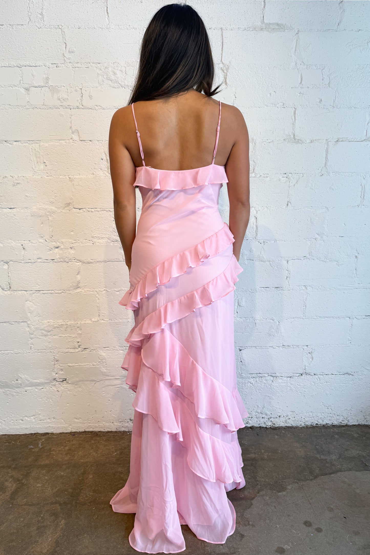 Pink Champagne Maxi Dress