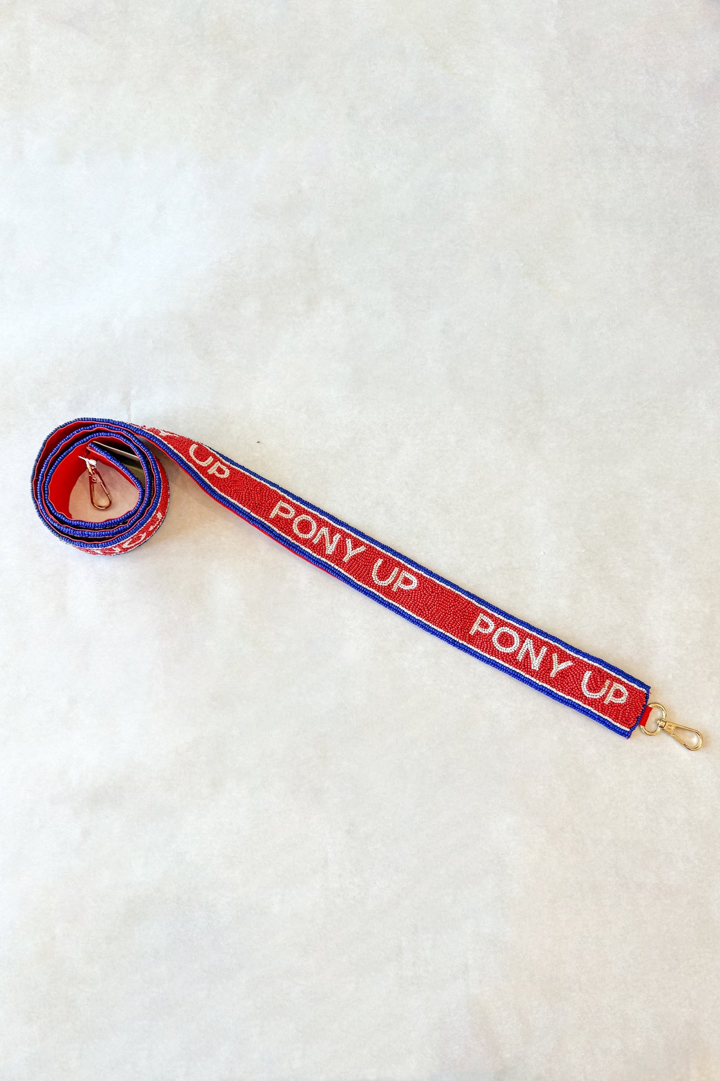Pony Up Beaded Strap