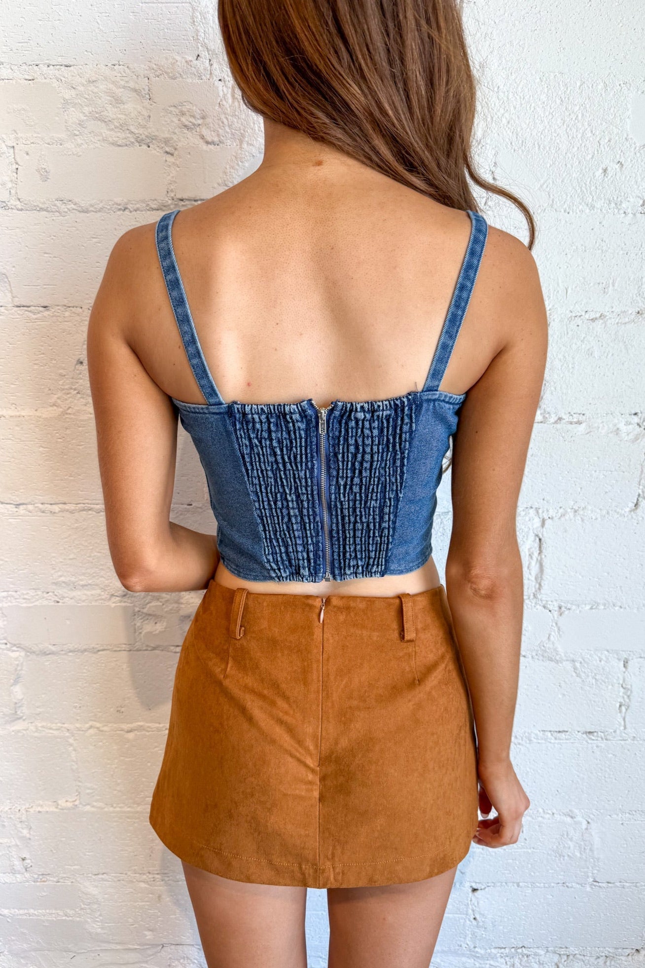 Pumpkin Spice Mini Skort