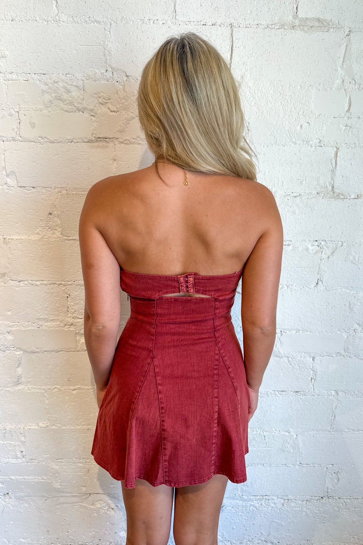 Denim Dream Mini Tube Dress