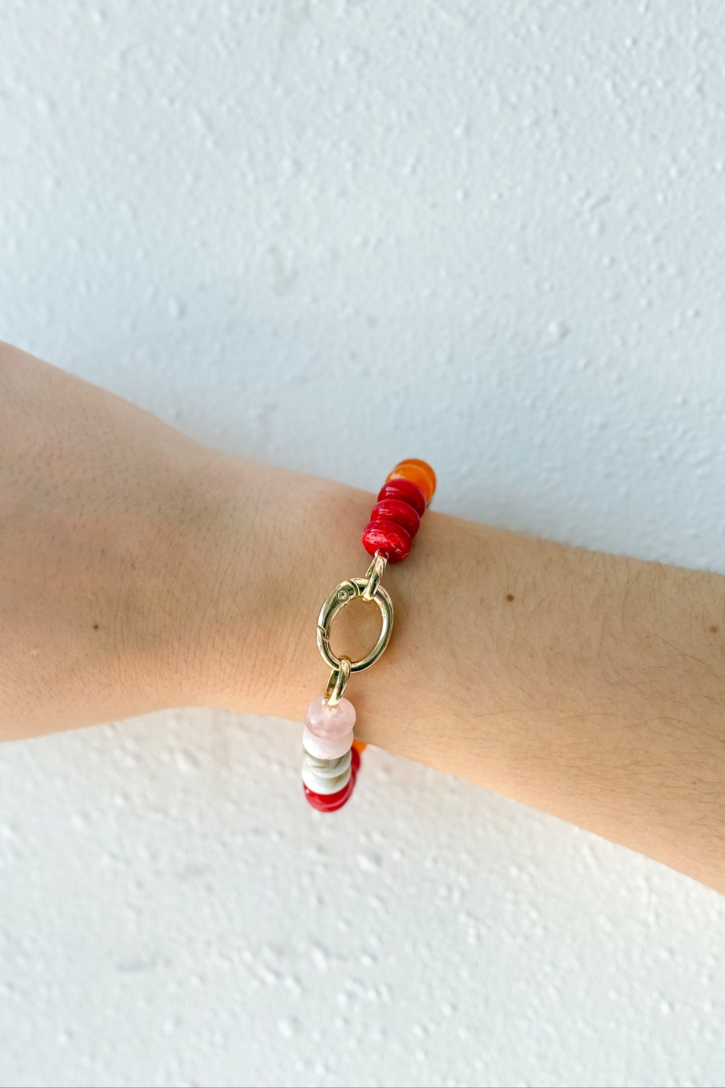 Red Multi Stone Bracelet