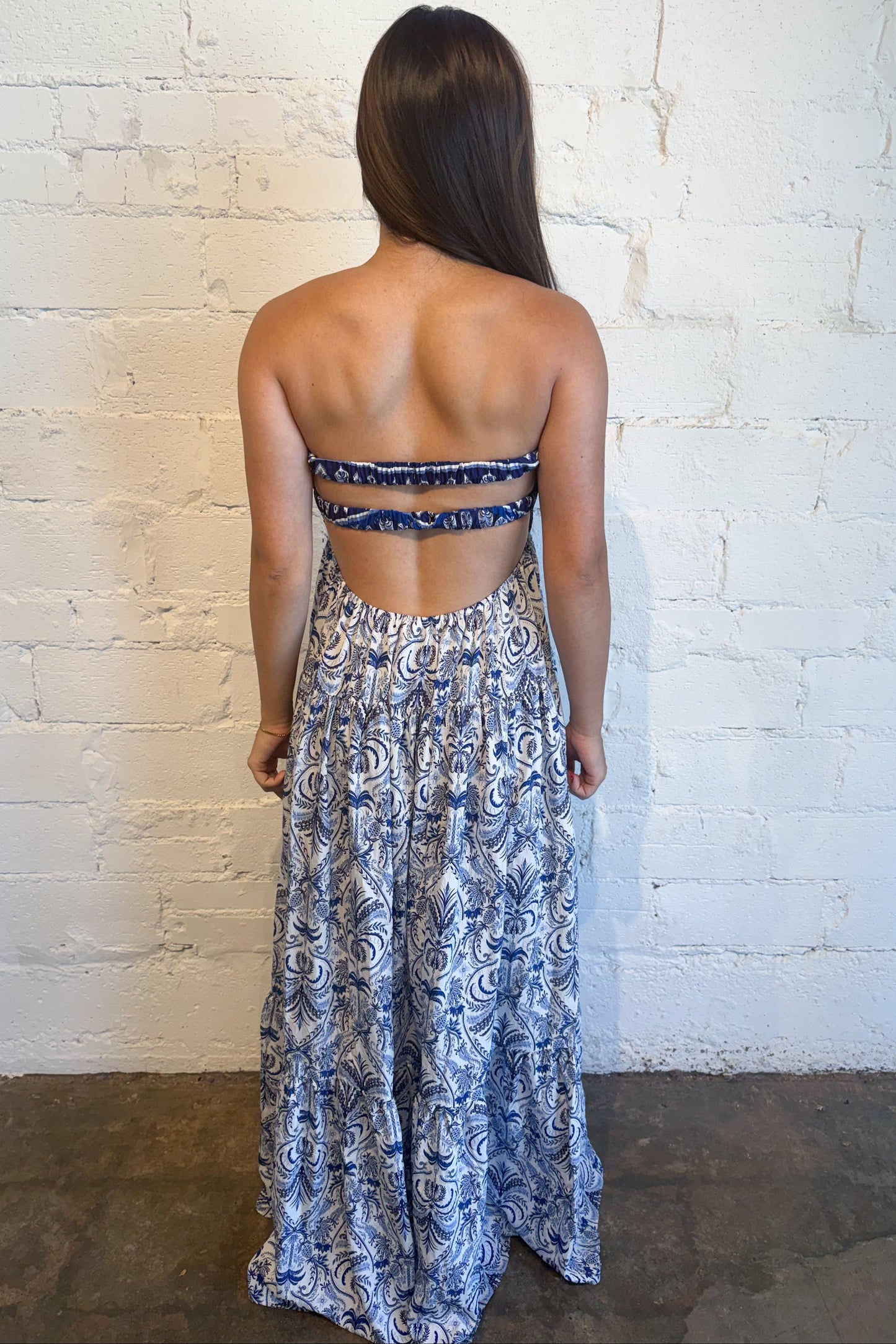 Riyadh Border Maxi Dress
