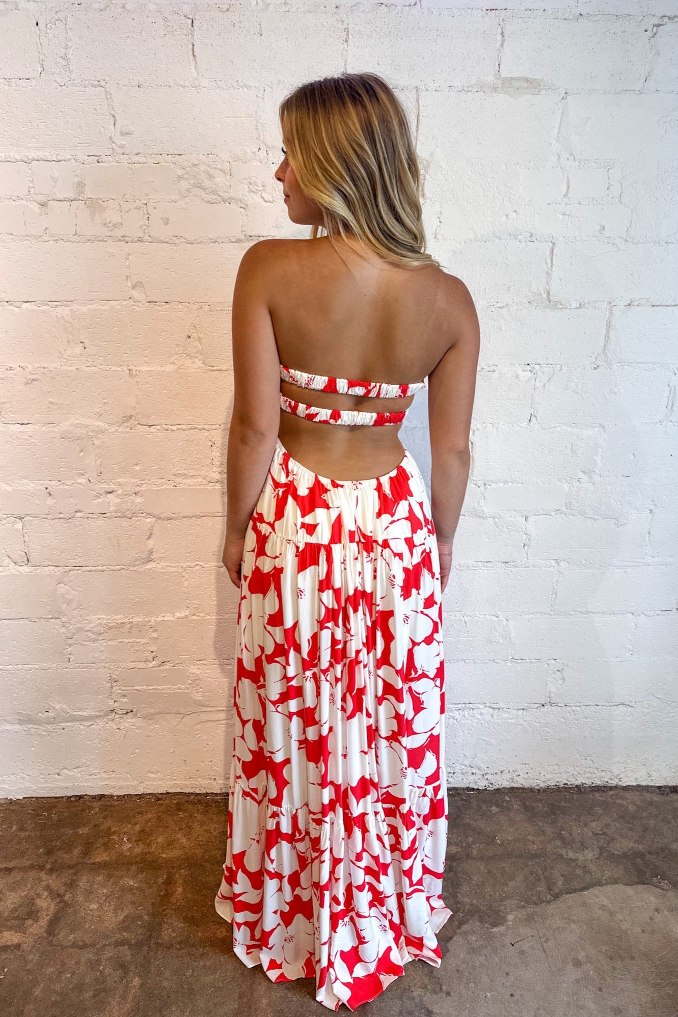 Scarlet Canvas Maxi Dress
