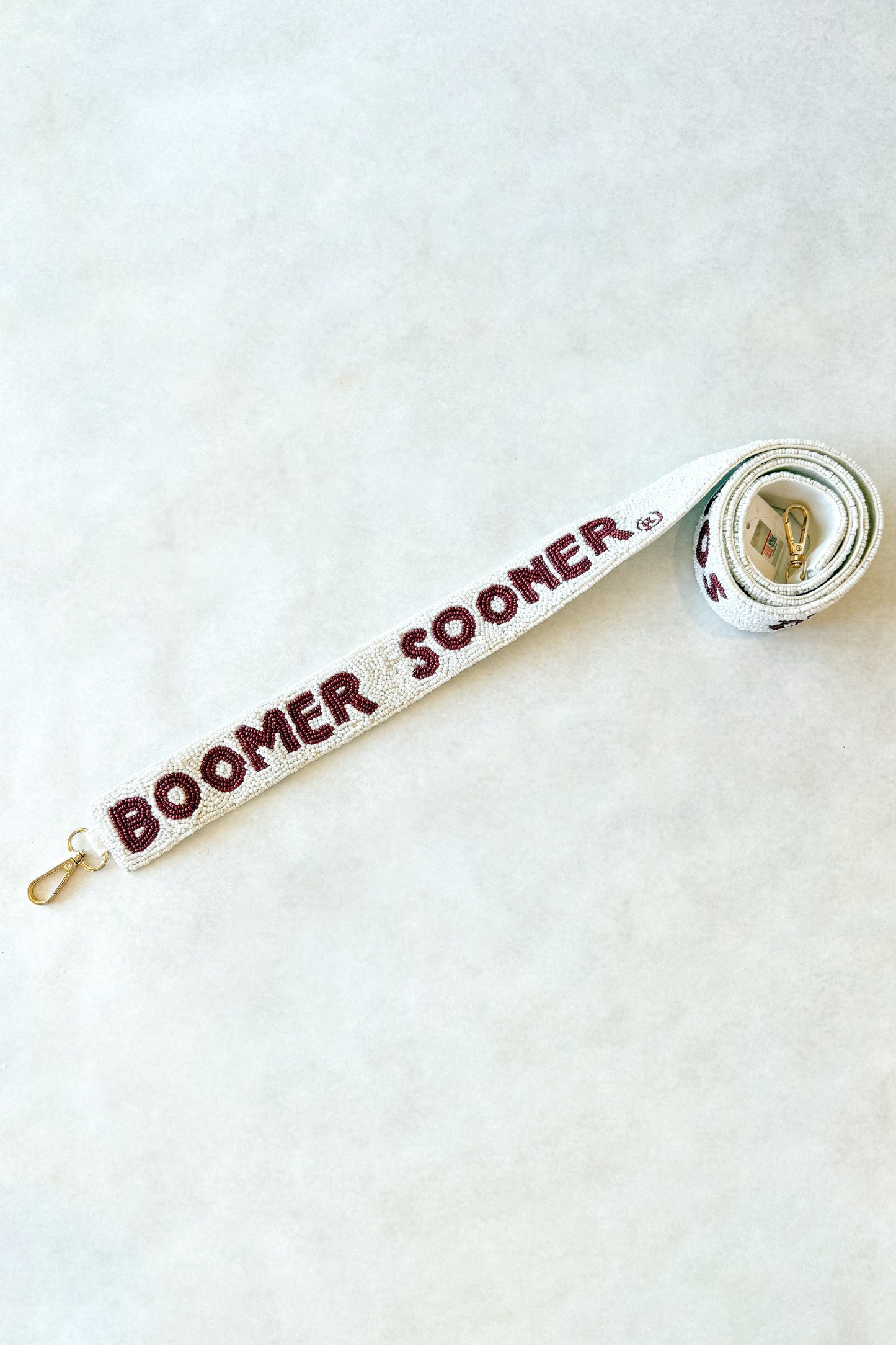 Boomer Sooner Beaded Strap