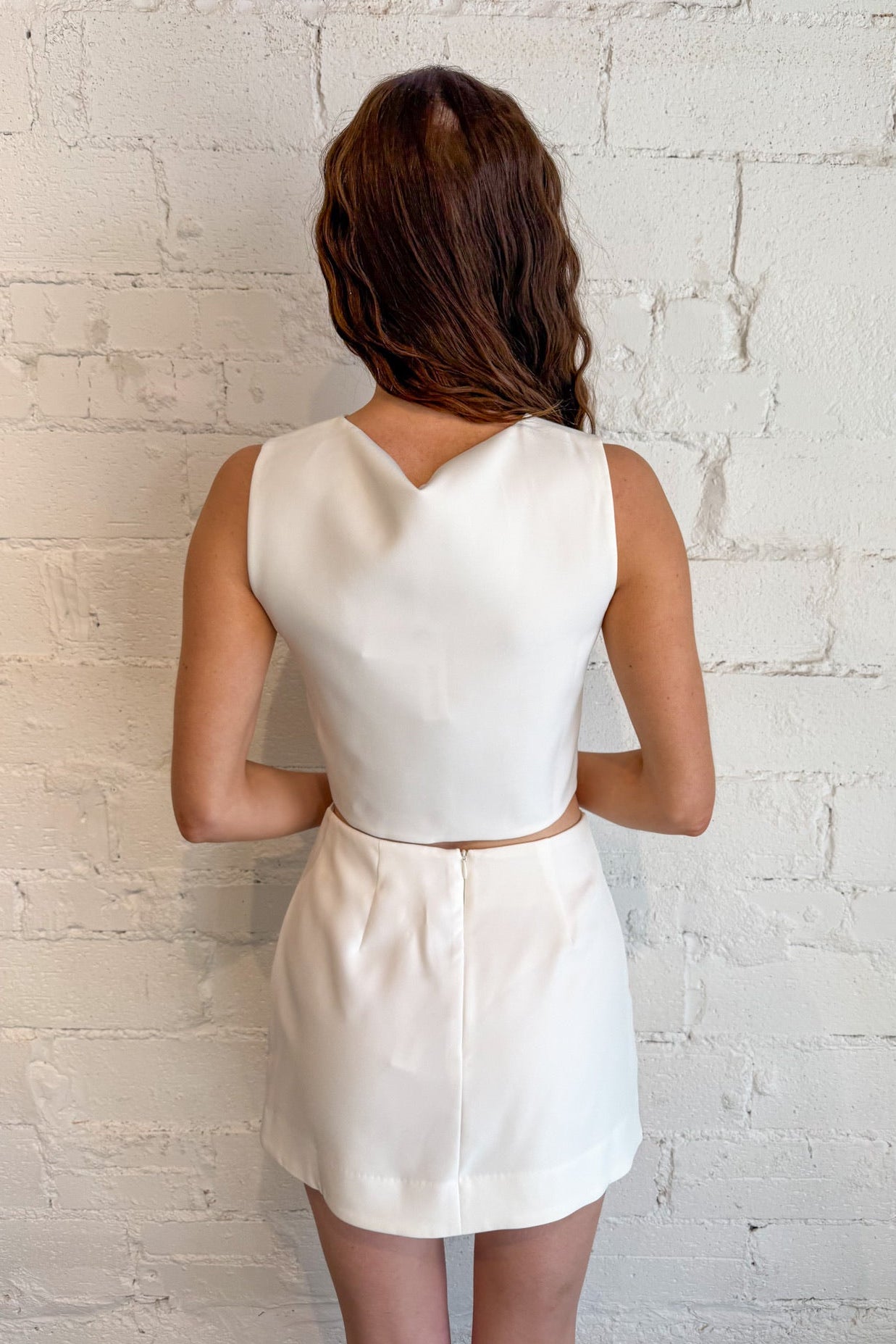 Crepe Wavy Top