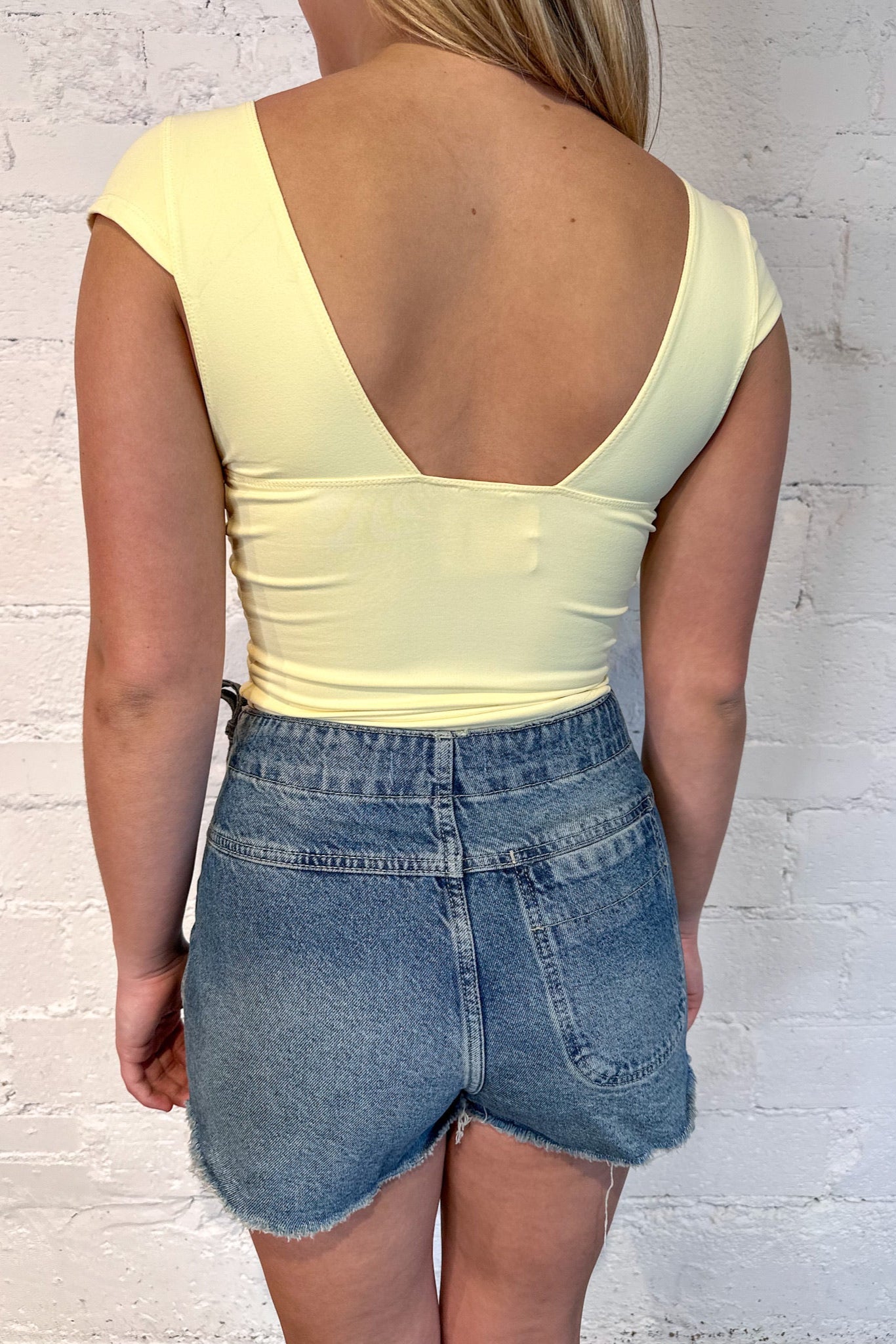 Free People Emmy Denim Skort