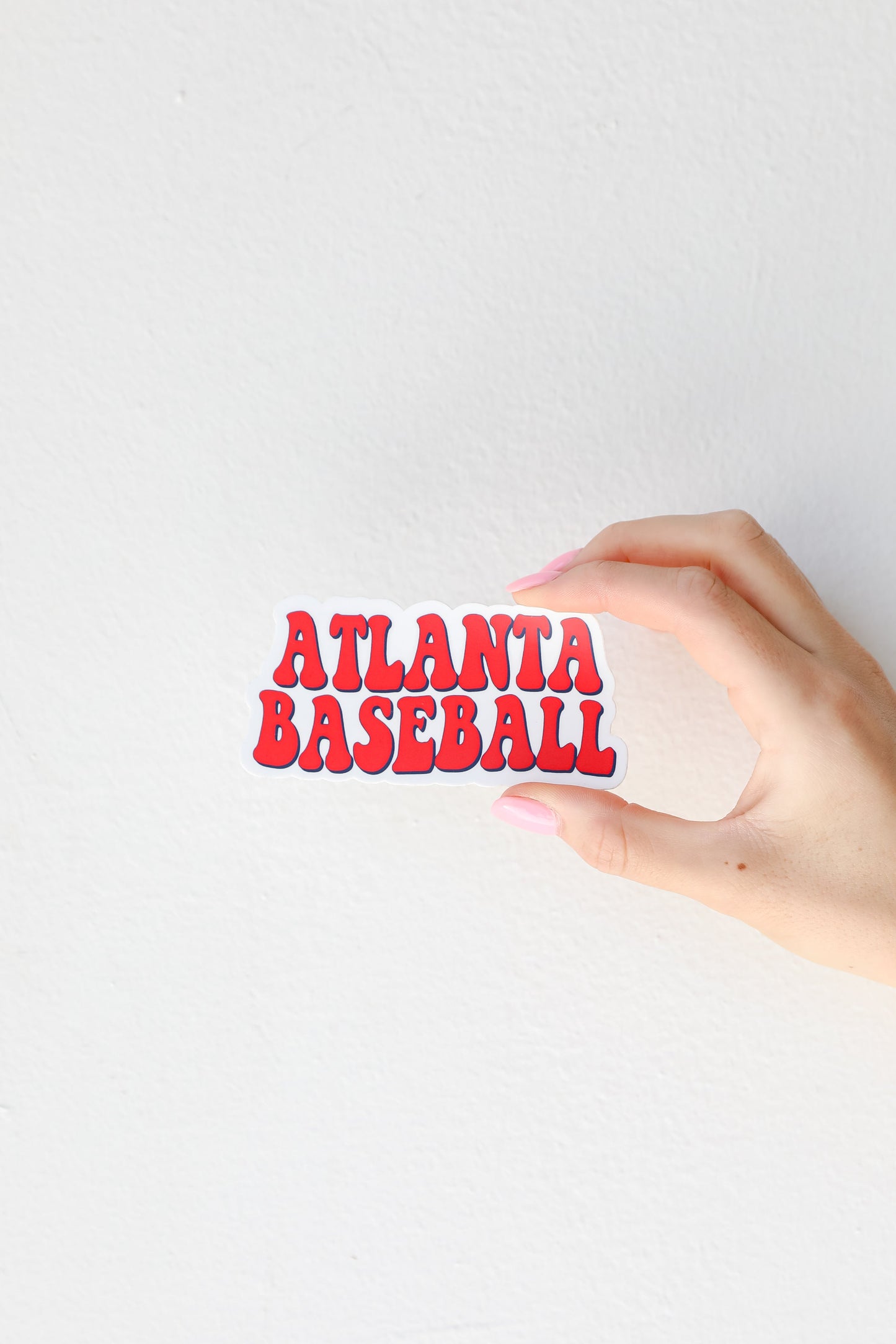 Atlanta Baseball Sticker