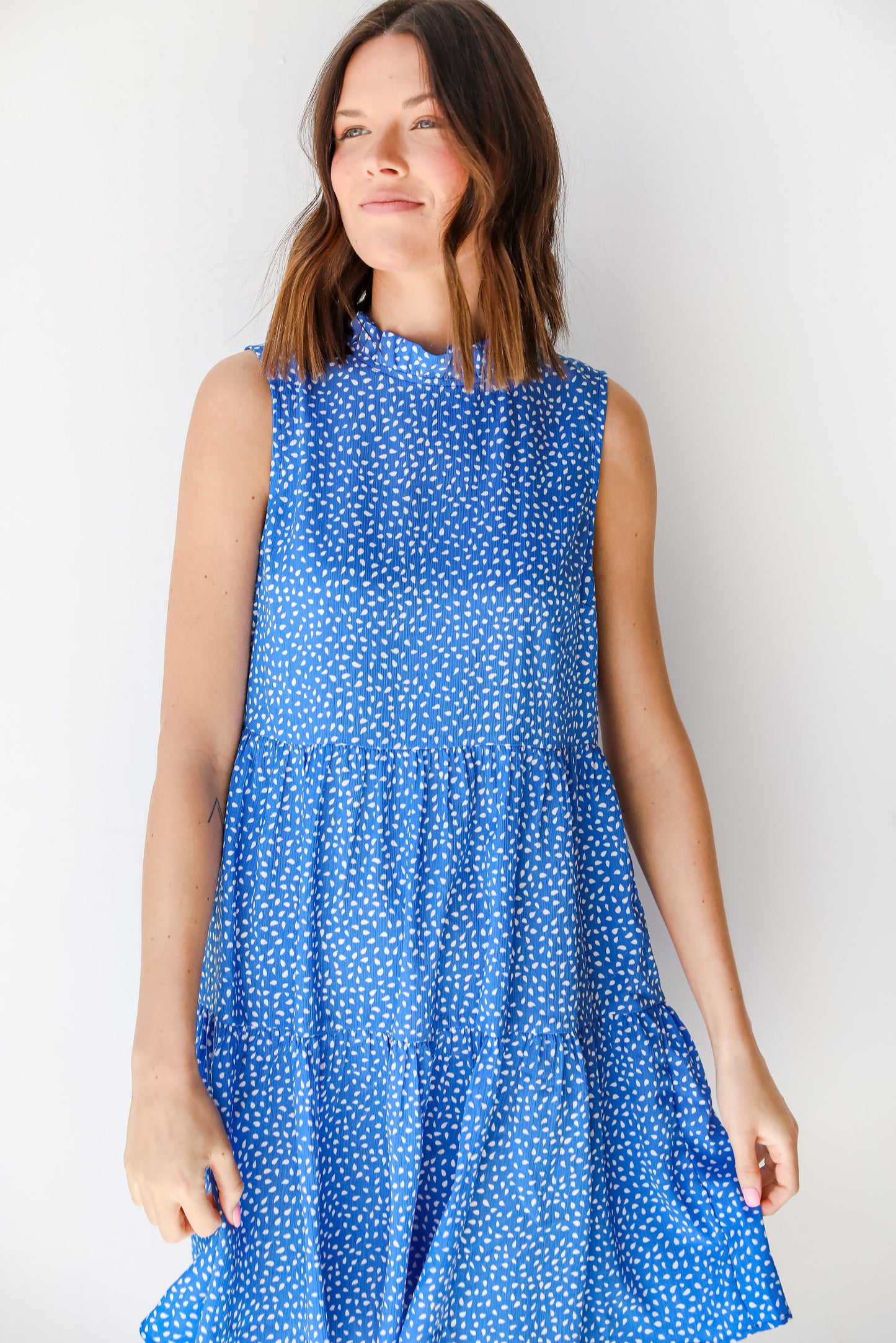 Brighter Side Tiered Mini Dress