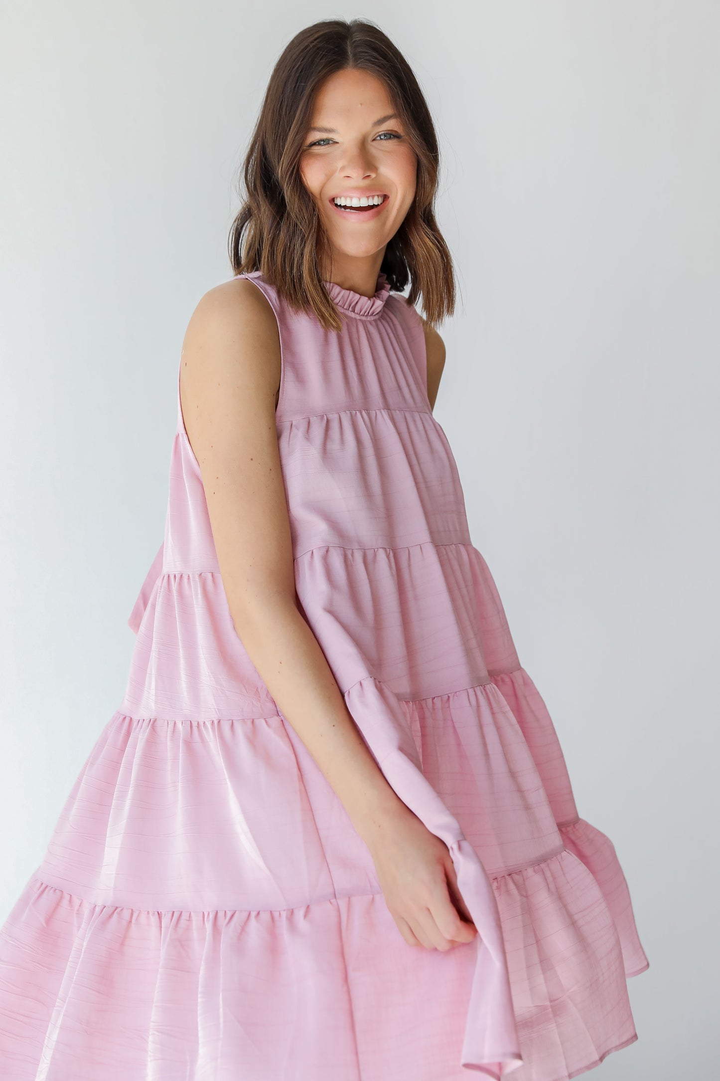 Days Of Beauty Tiered Mini Dress
