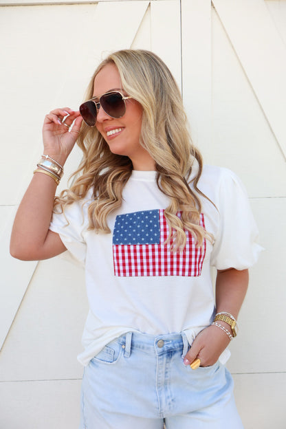 All American Girl Flag Tee