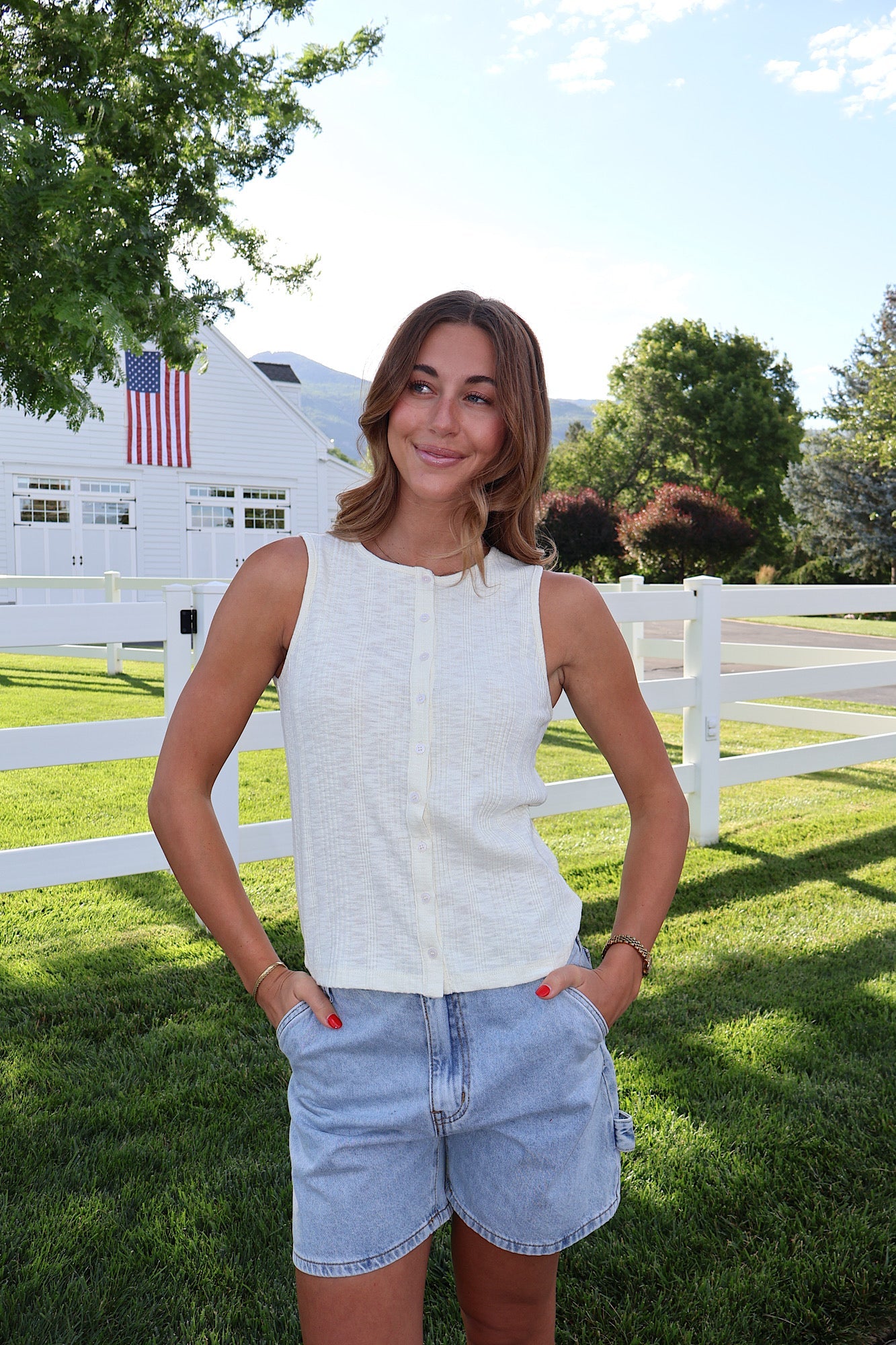 Josie Ribbed Tank