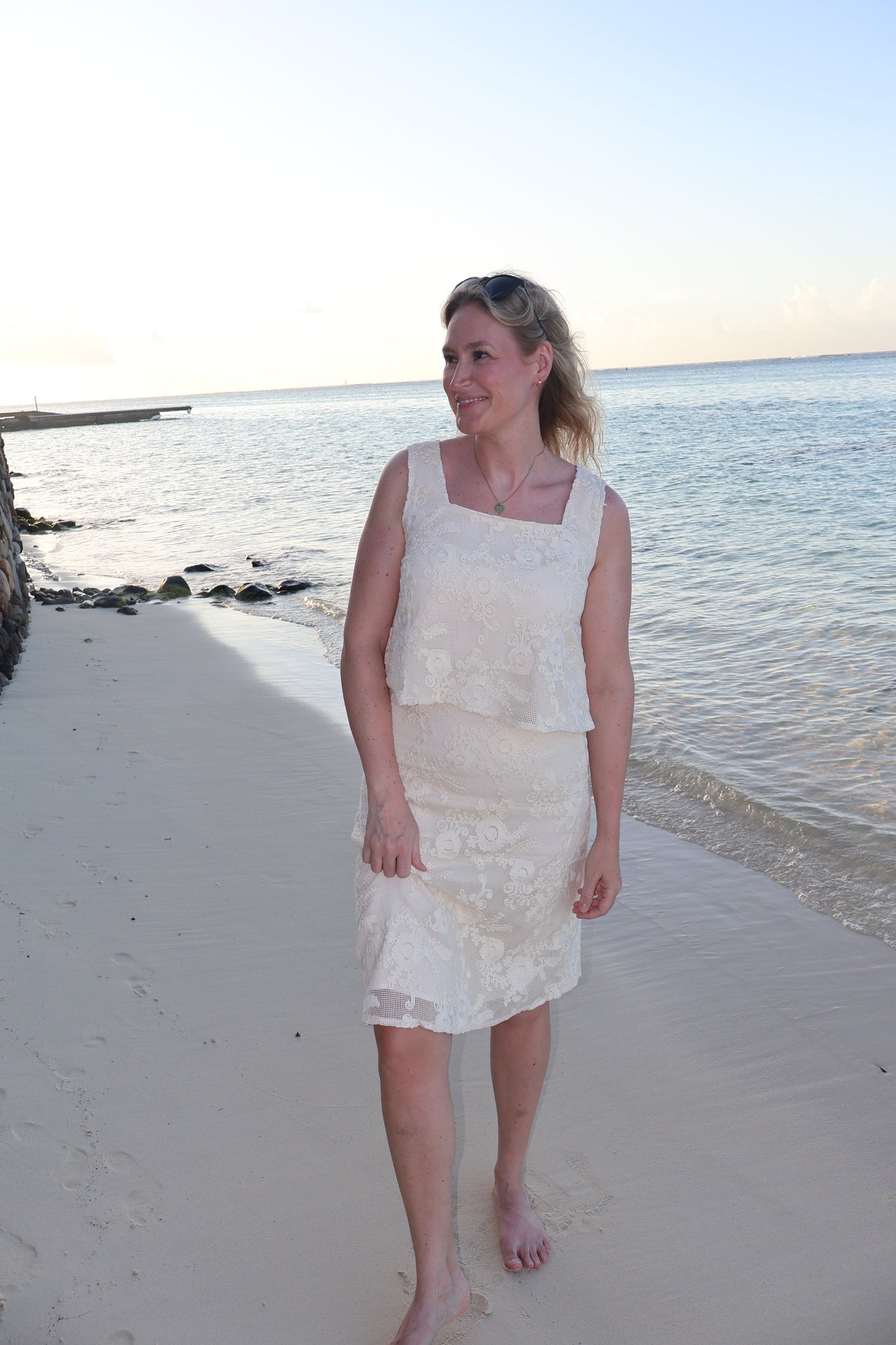 FINAL SALE - High Tide Crochet Tank