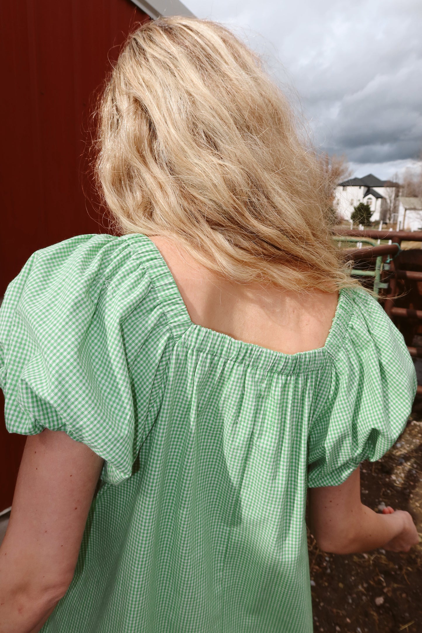 Clover Gingham Maxi