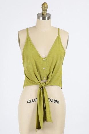 Matcha Crop Top FINAL SALE