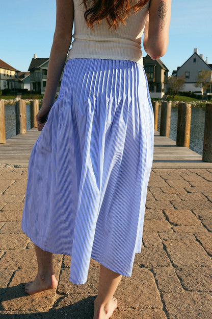 Ella Pinstripe Skirt