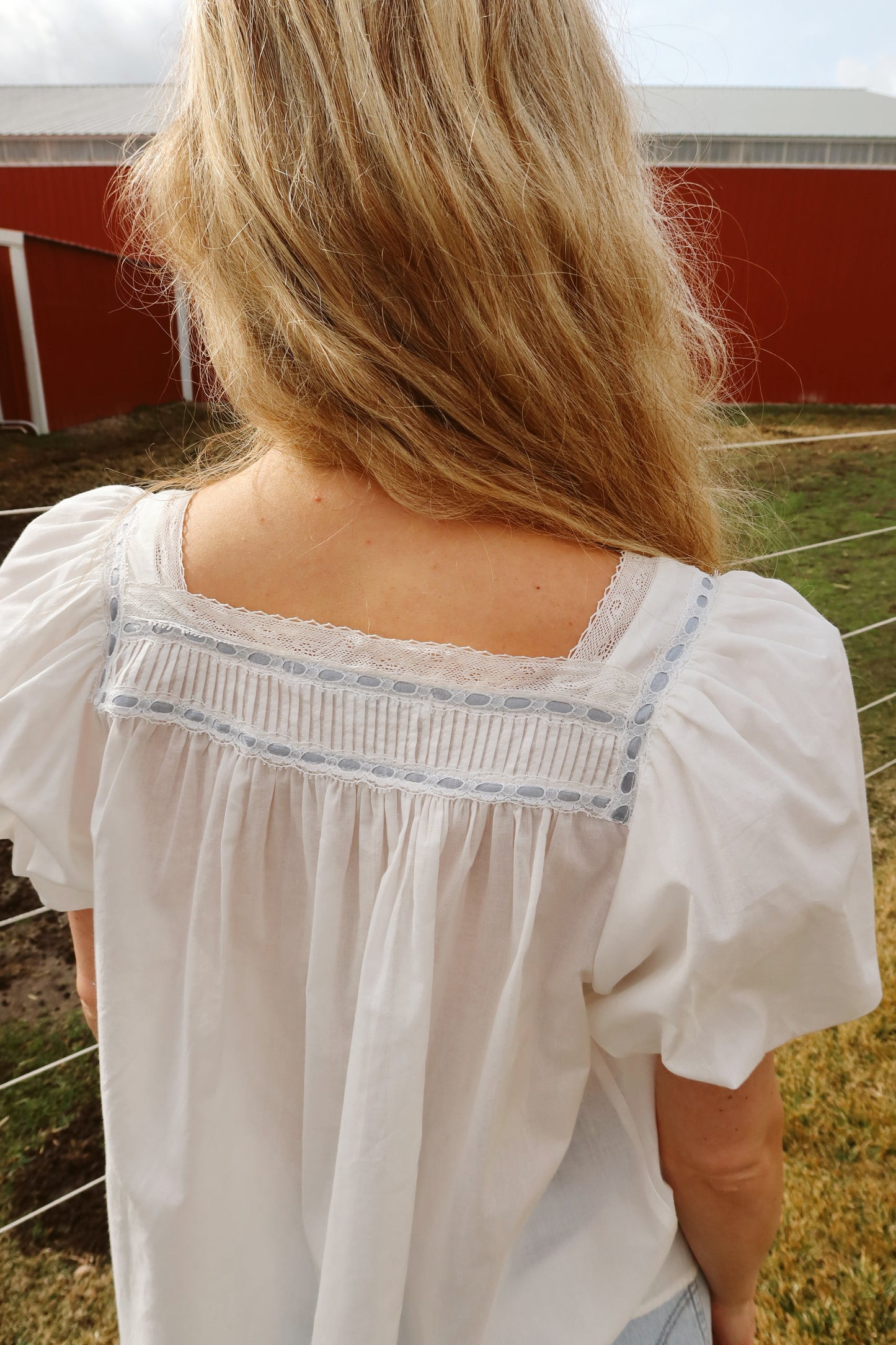 Shania Cotton-Voile Babydoll