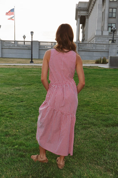 Kennedy Asymmetrical Tie Maxi