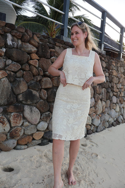 FINAL SALE - High Tide Crochet Skirt