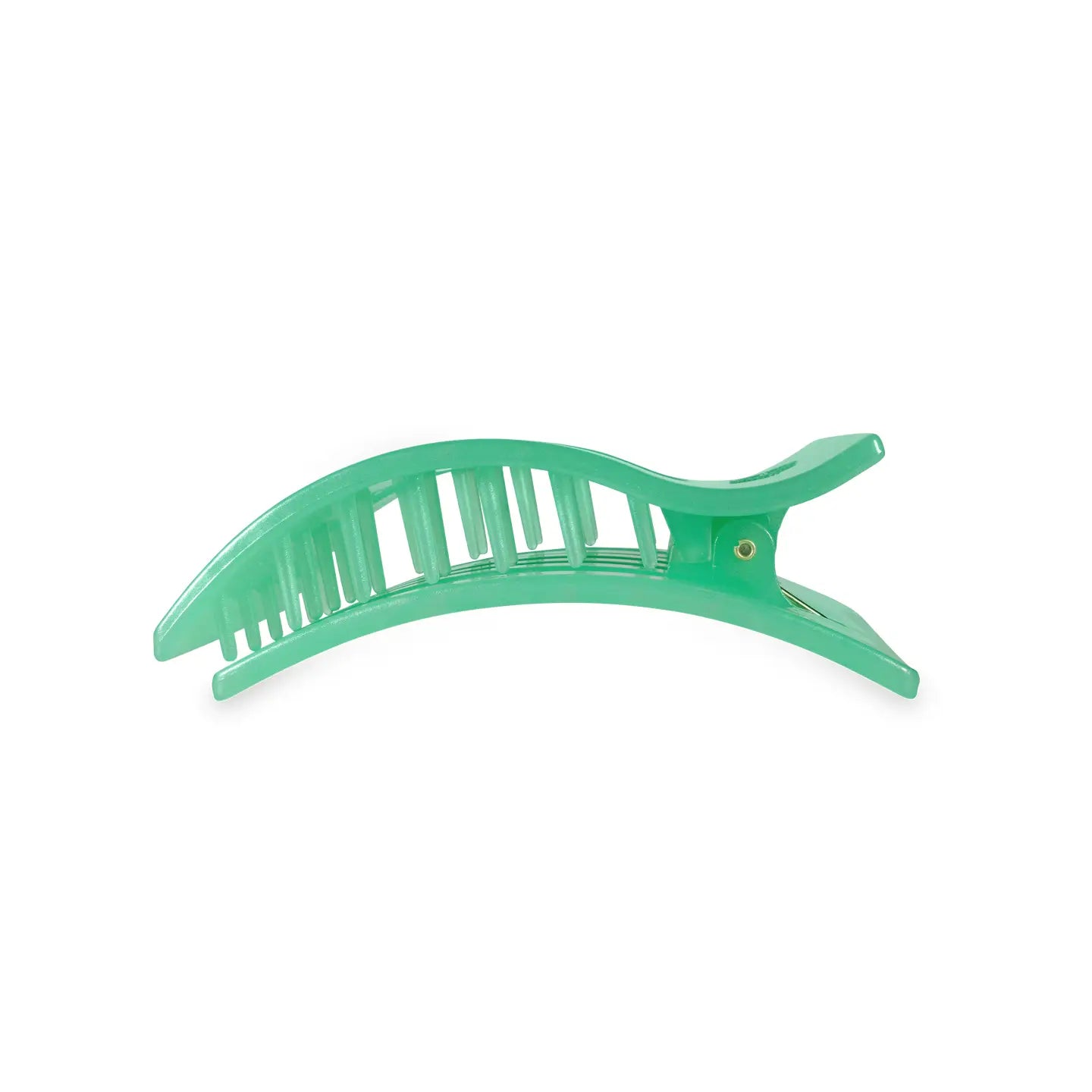 TELETIES Medium Flat Rectangle Hair Clip - Spring Splash