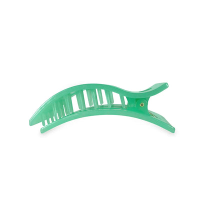TELETIES Medium Flat Rectangle Hair Clip - Spring Splash