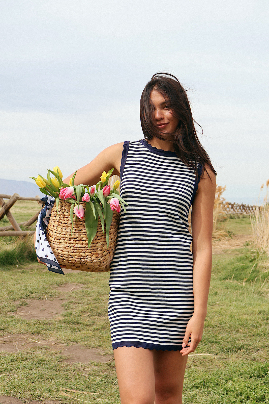 Hampton Knit Stripe Dress