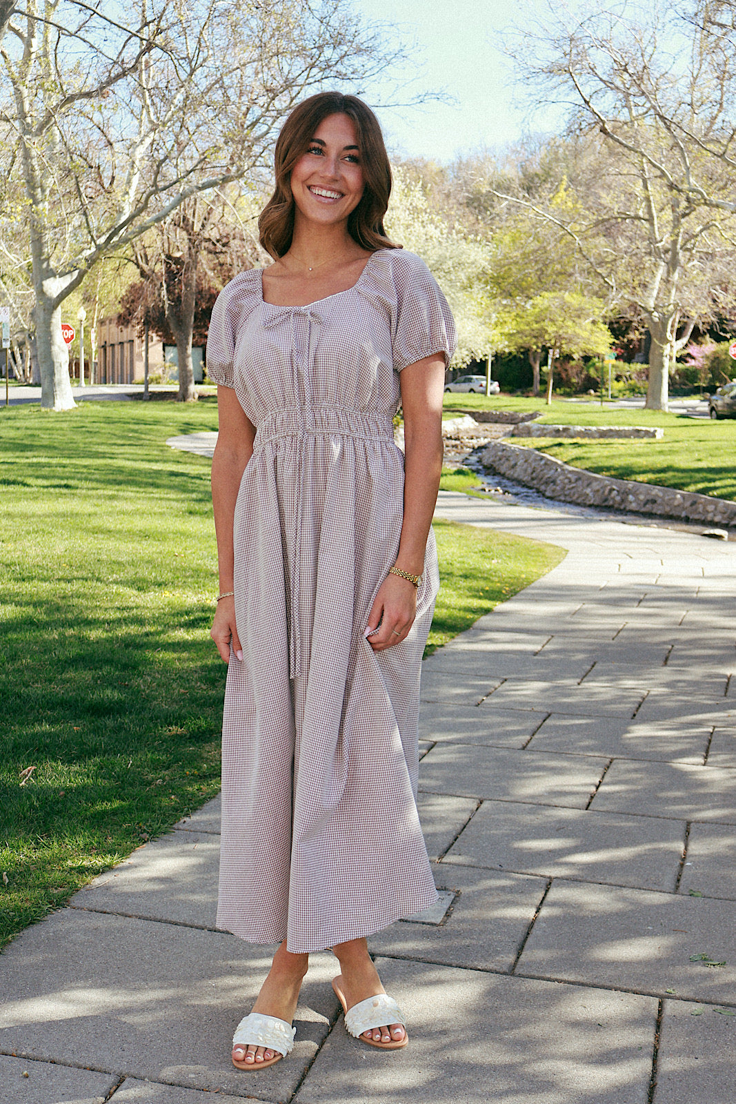 Lissa Gingham Dress
