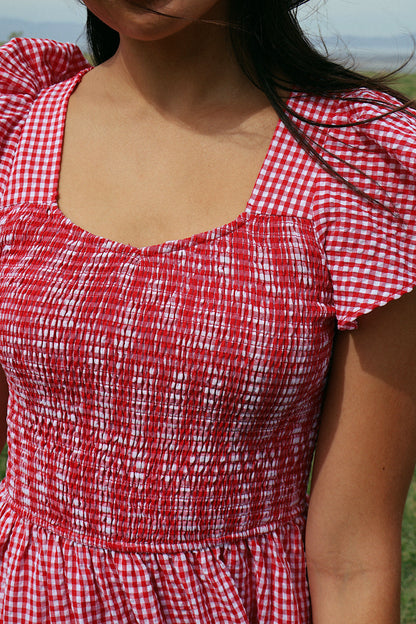 Dorothy Gingham Midi