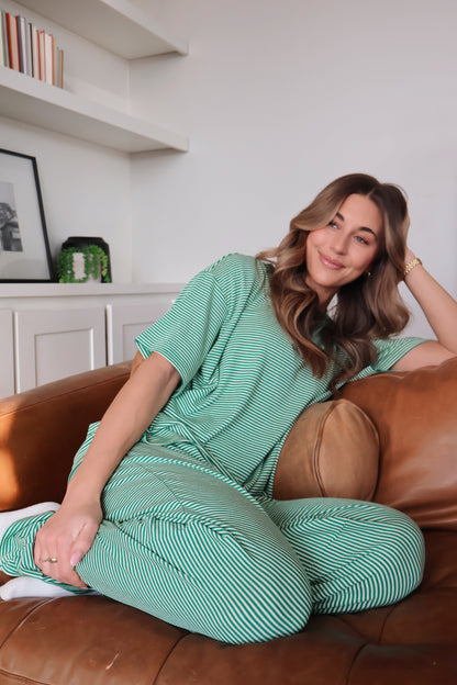 Dreamy Days Stripe Ribbed Pants