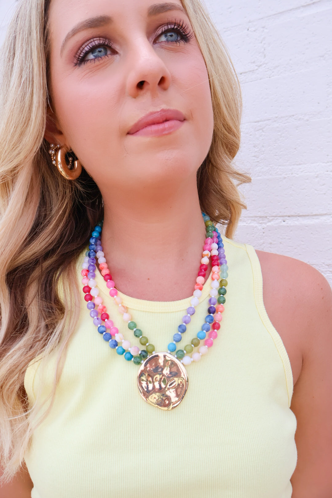 Confetti Bead Layered Necklace