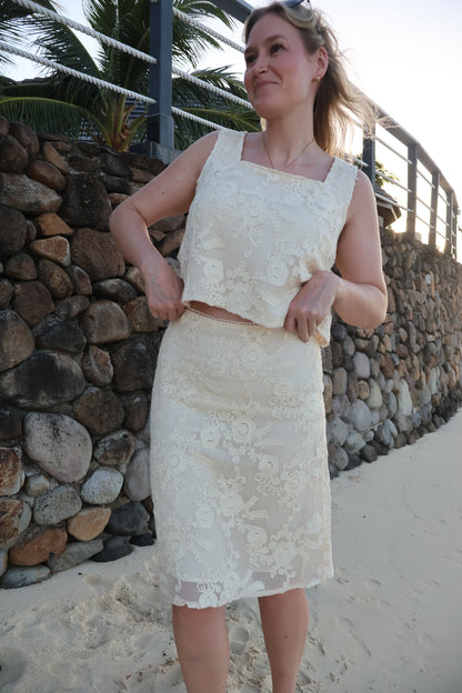 FINAL SALE - High Tide Crochet Skirt