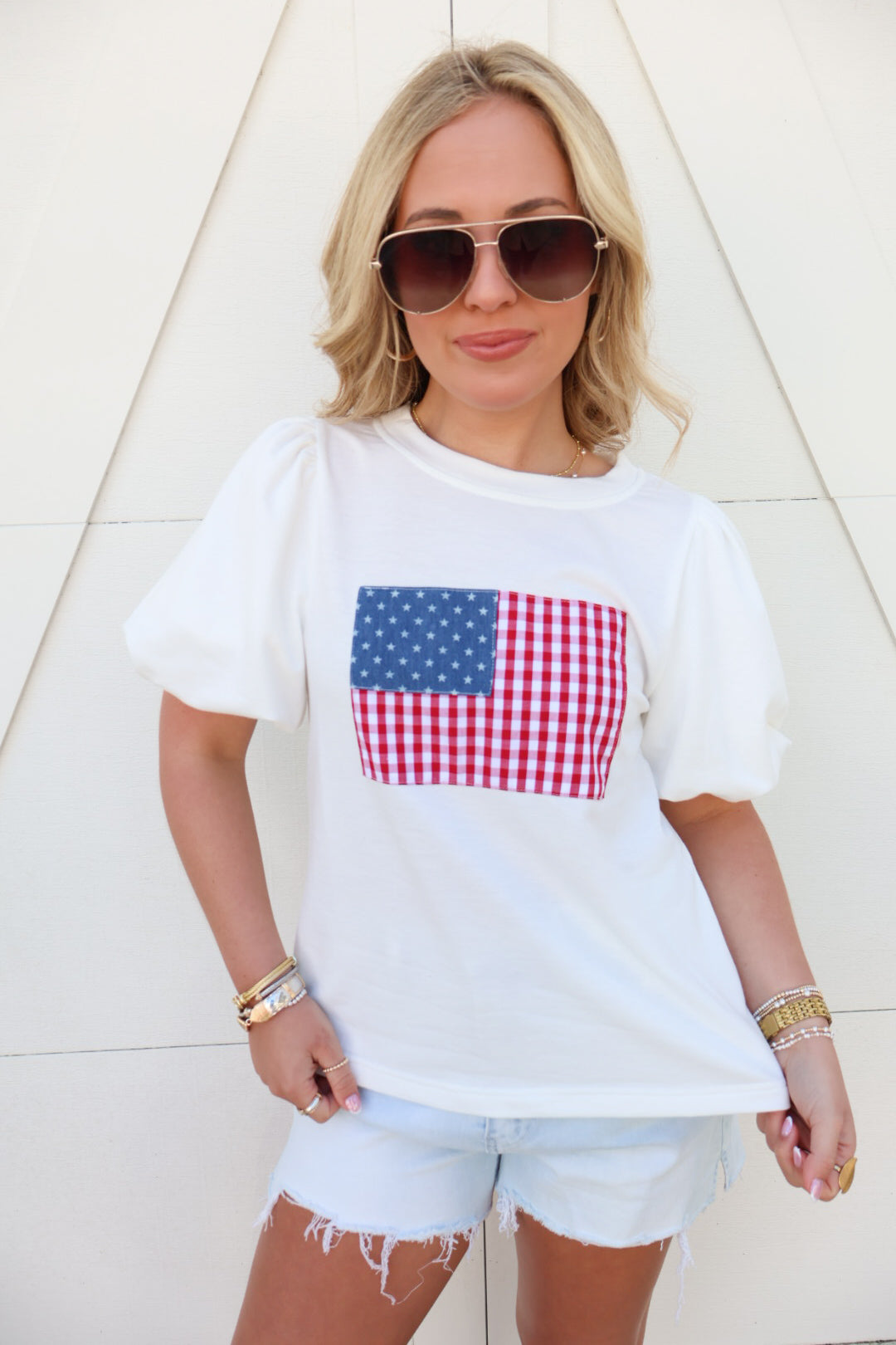 All American Girl Flag Tee
