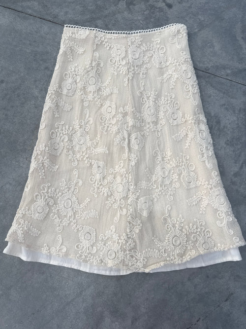 FINAL SALE - FLAWED High Tide Crochet Skirt - Small