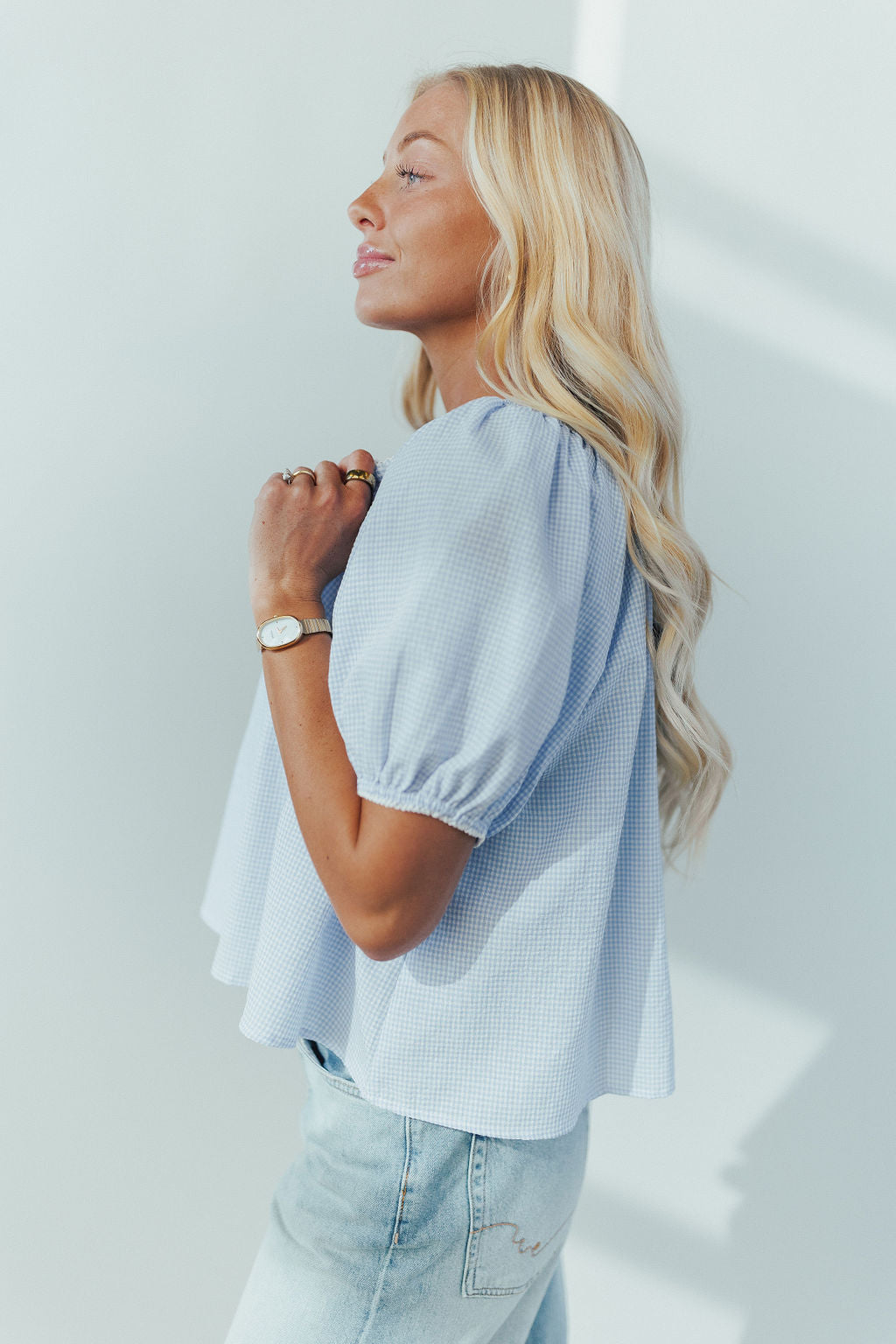Eliza Gingham Blouse