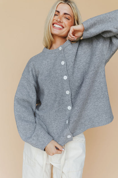 Julia Cardigan in Heather Grey