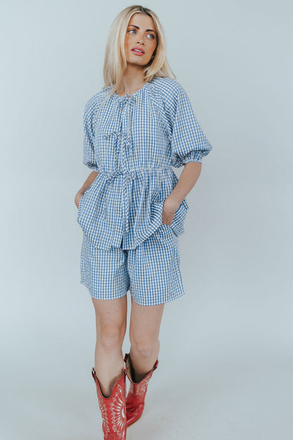 Blueberry Fields Gingham Shorts